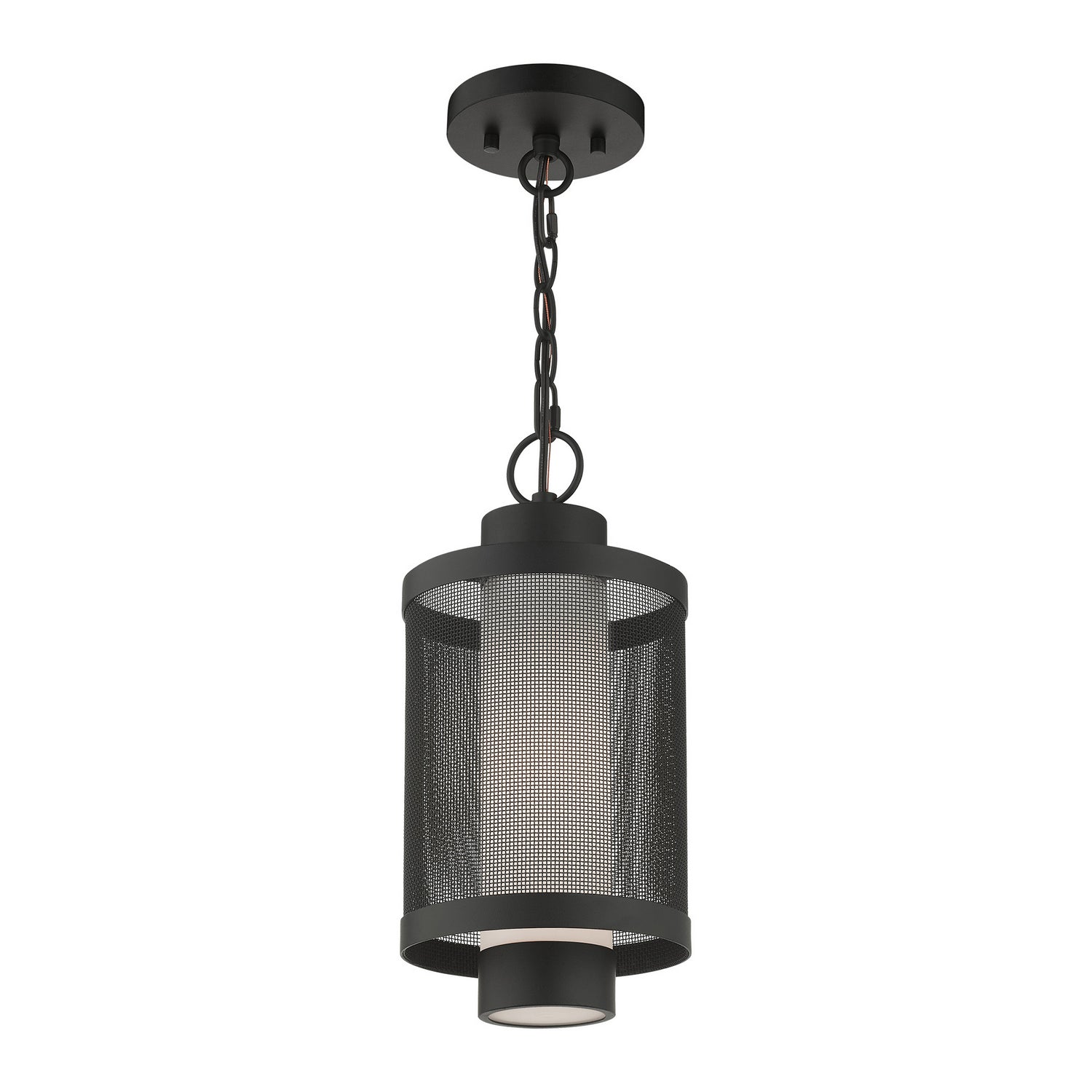 Livex Lighting - 20685-14 - One Light Outdoor Pendant - Nottingham - Textured Black