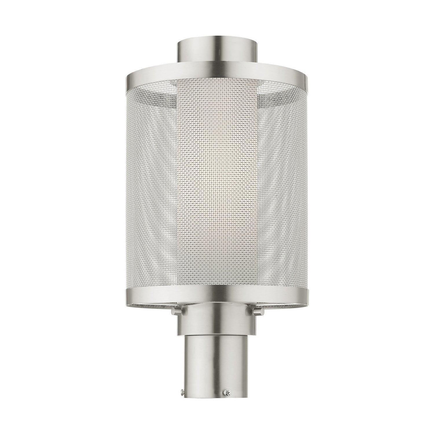 Livex Lighting - 20686-91 - One Light Outdoor Post Top Lantern - Nottingham - Brushed Nickel