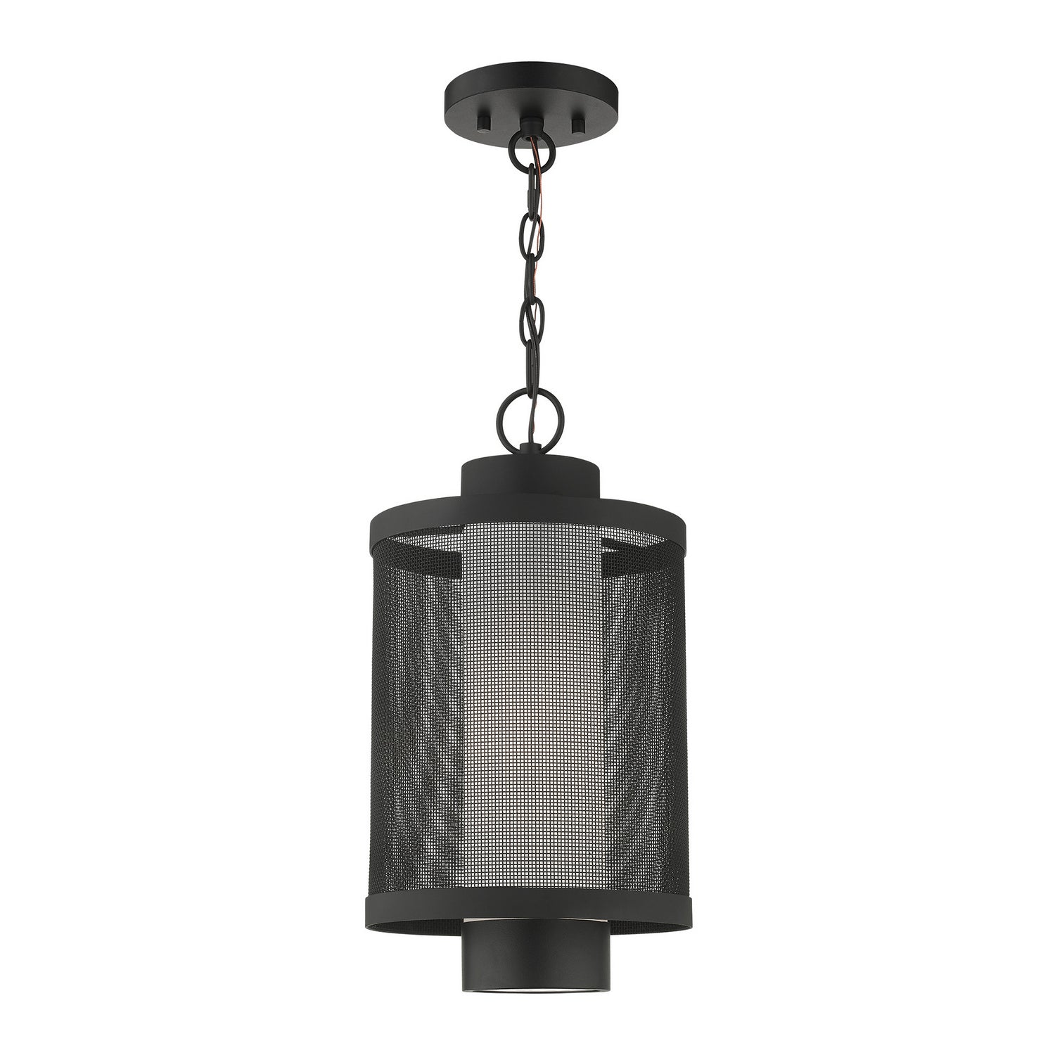 Livex Lighting - 20687-14 - One Light Outdoor Pendant - Nottingham - Textured Black