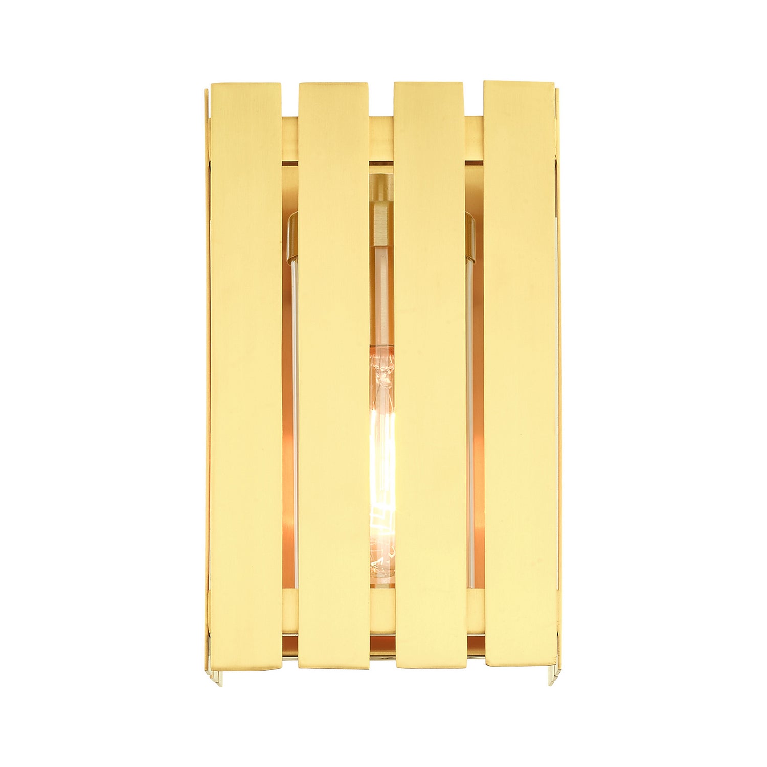 Livex Lighting - 20751-12 - One Light Outdoor Wall Lantern - Greenwich - Satin Brass