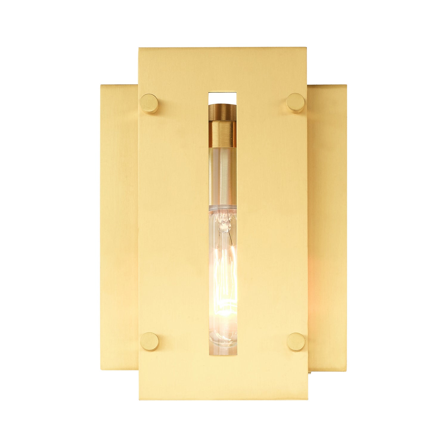 Livex Lighting - 21771-12 - One Light Outdoor Wall Lantern - Utrecht - Satin Brass