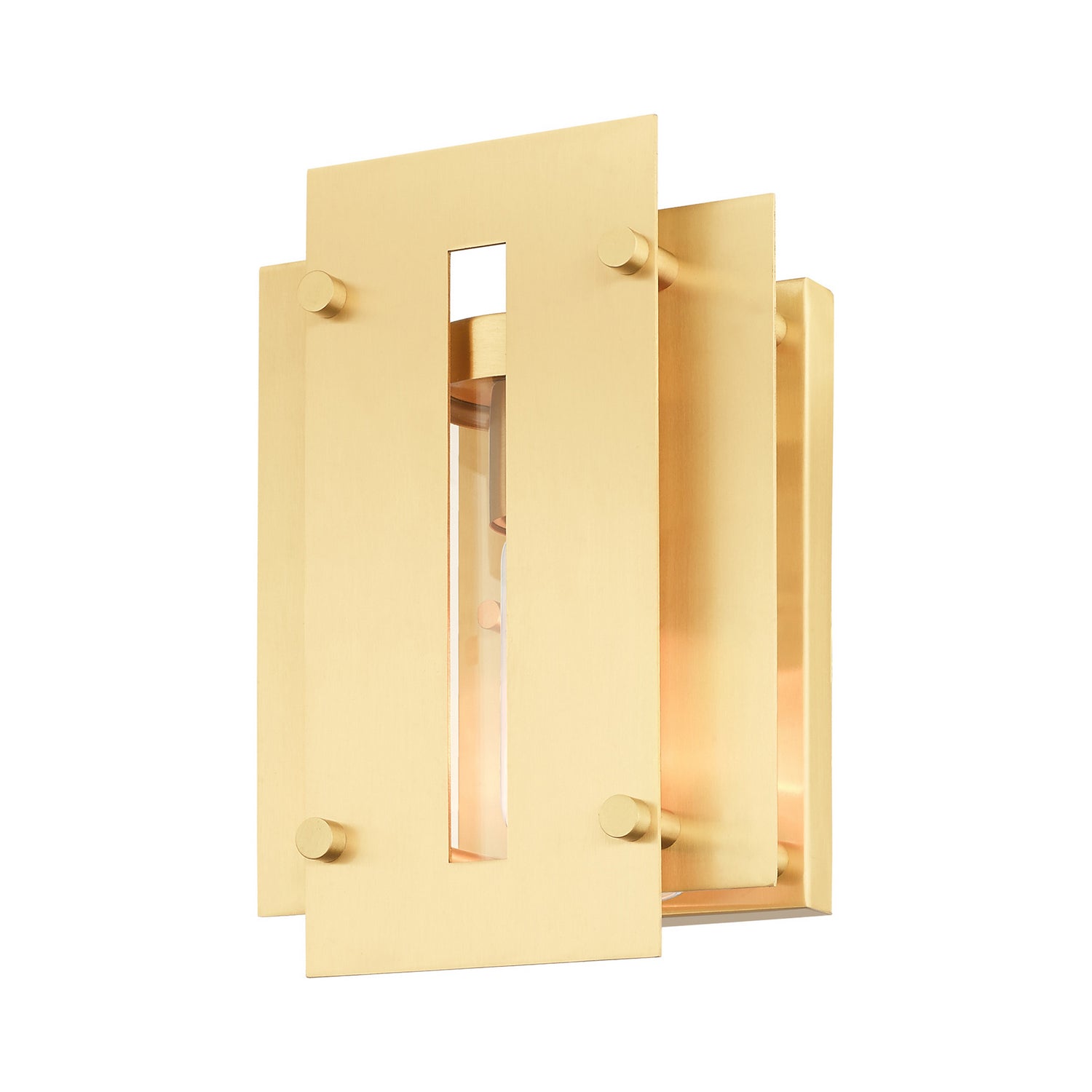 Livex Lighting - 21771-12 - One Light Outdoor Wall Lantern - Utrecht - Satin Brass