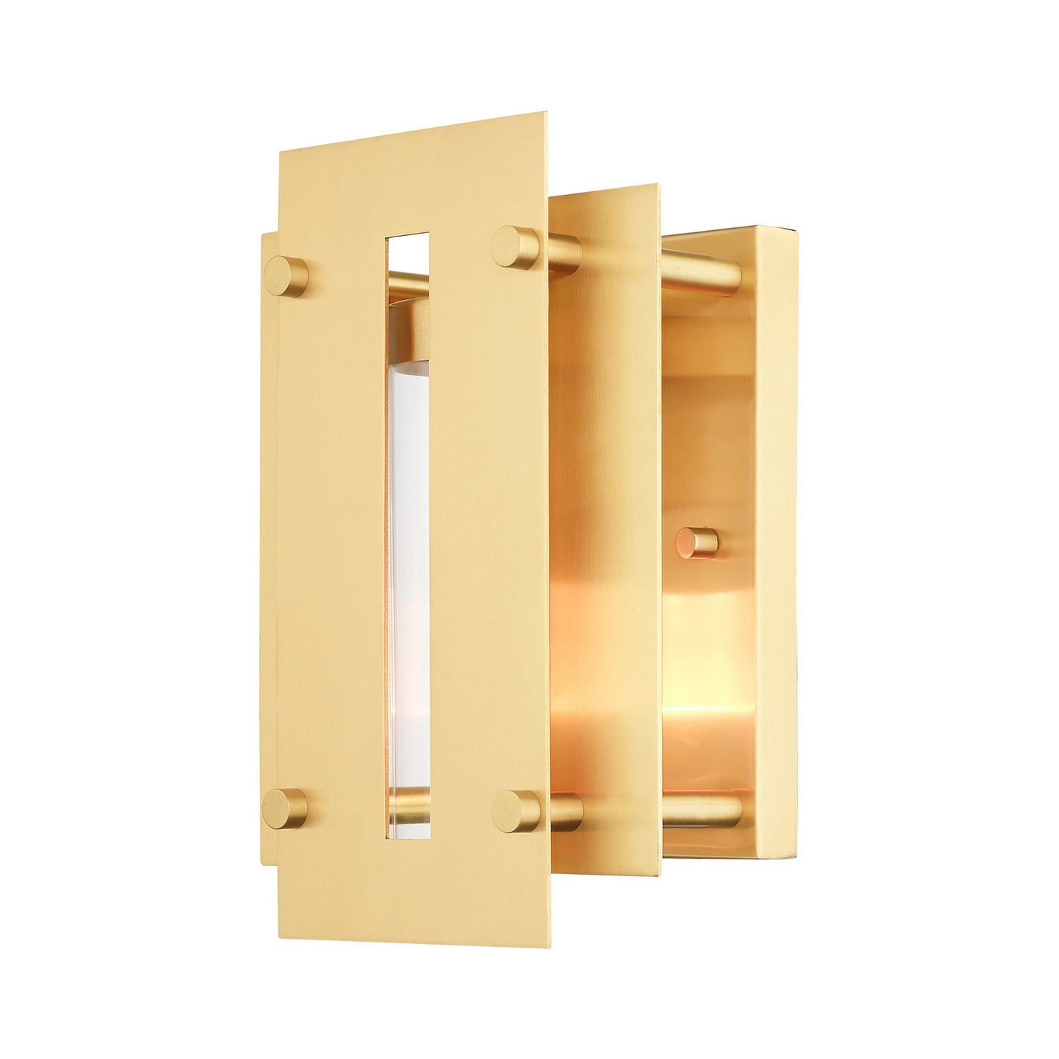 Livex Lighting - 21771-12 - One Light Outdoor Wall Lantern - Utrecht - Satin Brass