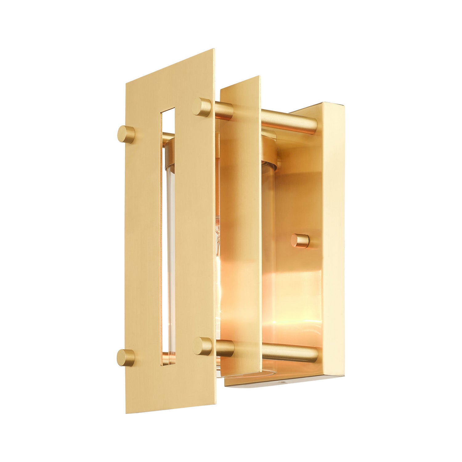Livex Lighting - 21771-12 - One Light Outdoor Wall Lantern - Utrecht - Satin Brass