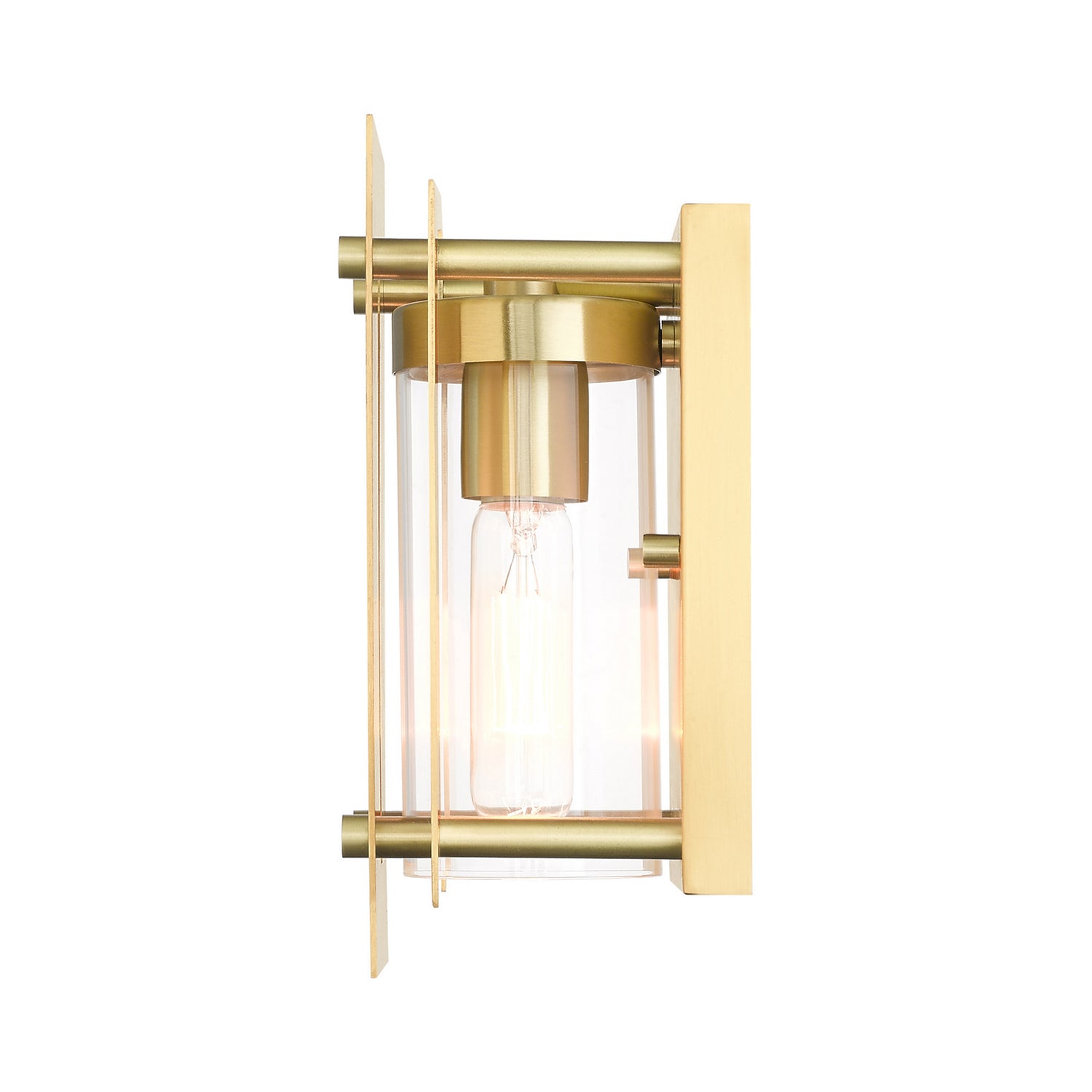 Livex Lighting - 21771-12 - One Light Outdoor Wall Lantern - Utrecht - Satin Brass