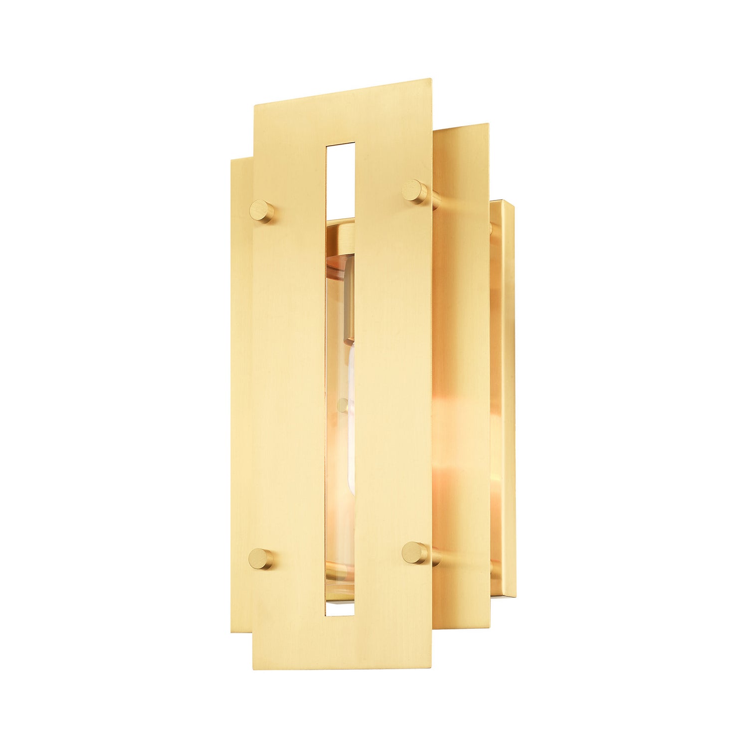 Livex Lighting - 21772-12 - One Light Outdoor Wall Lantern - Utrecht - Satin Brass