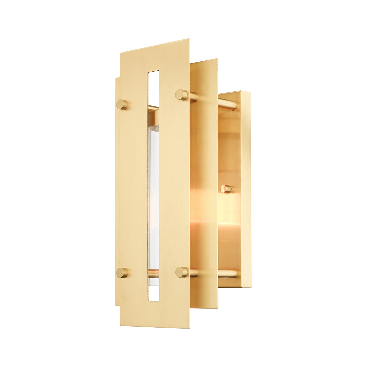 Livex Lighting - 21772-12 - One Light Outdoor Wall Lantern - Utrecht - Satin Brass