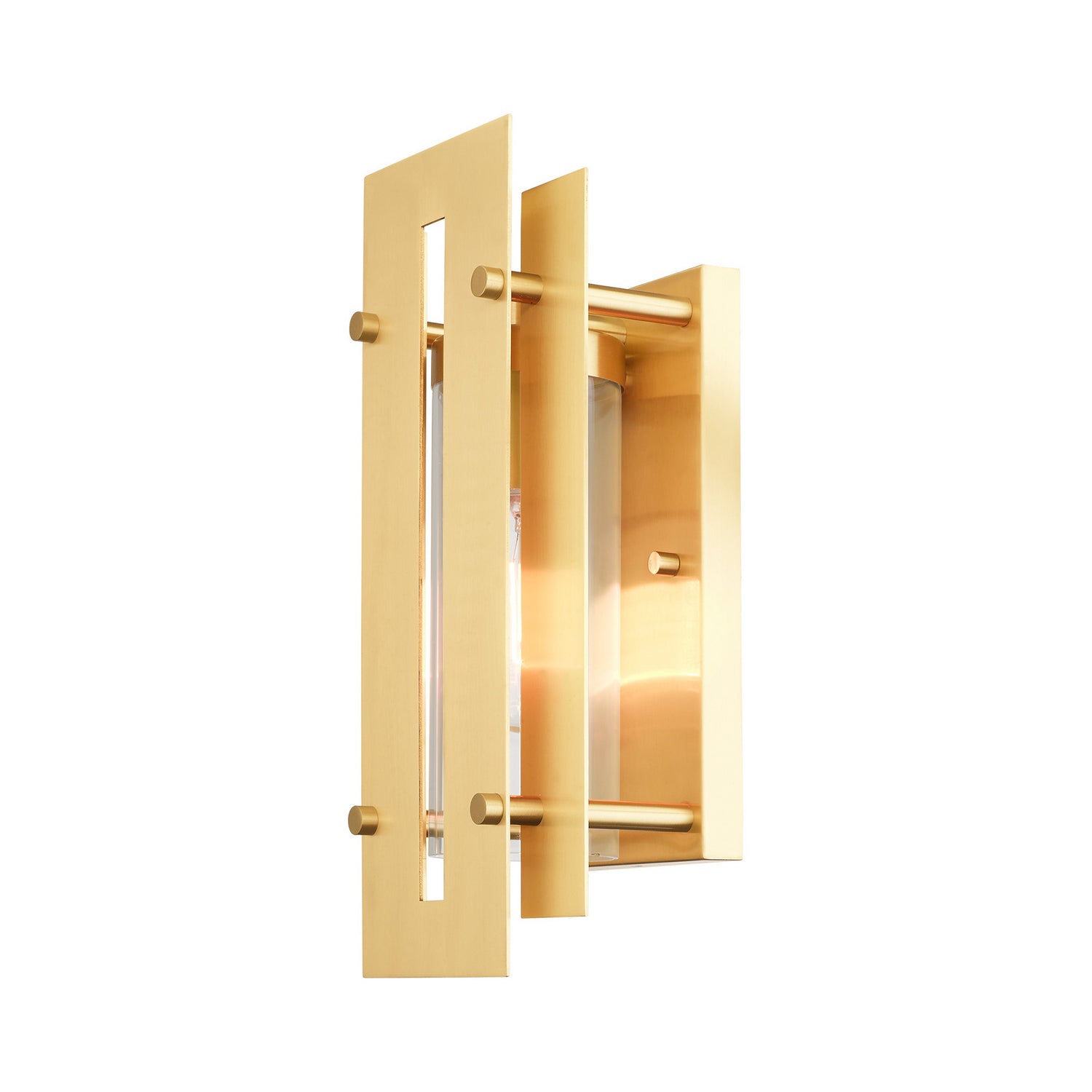 Livex Lighting - 21772-12 - One Light Outdoor Wall Lantern - Utrecht - Satin Brass