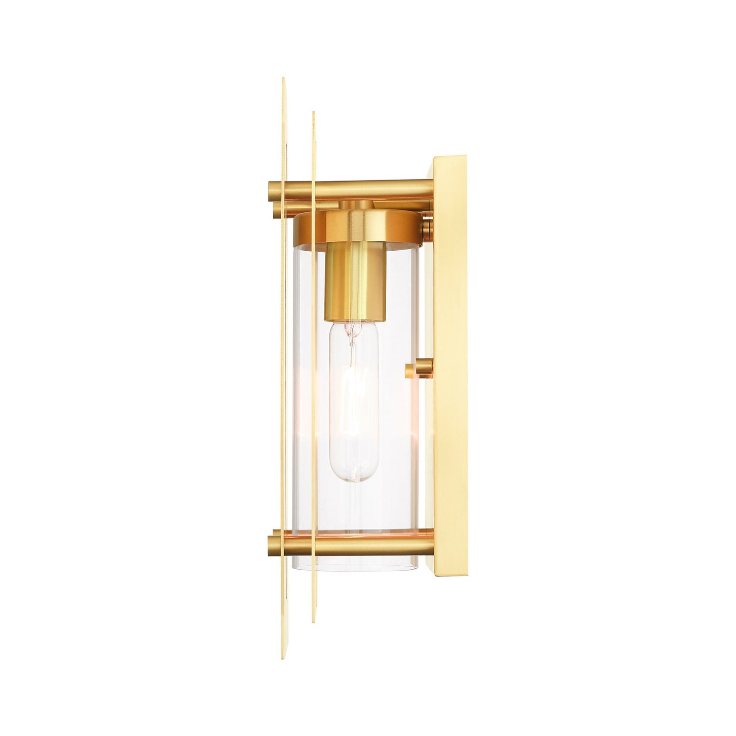 Livex Lighting - 21772-12 - One Light Outdoor Wall Lantern - Utrecht - Satin Brass