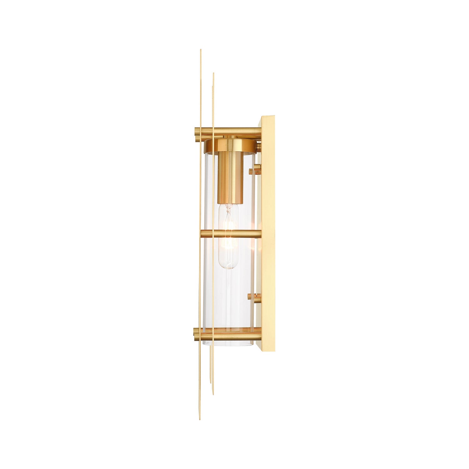 Livex Lighting - 21773-12 - One Light Outdoor Wall Lantern - Utrecht - Satin Brass