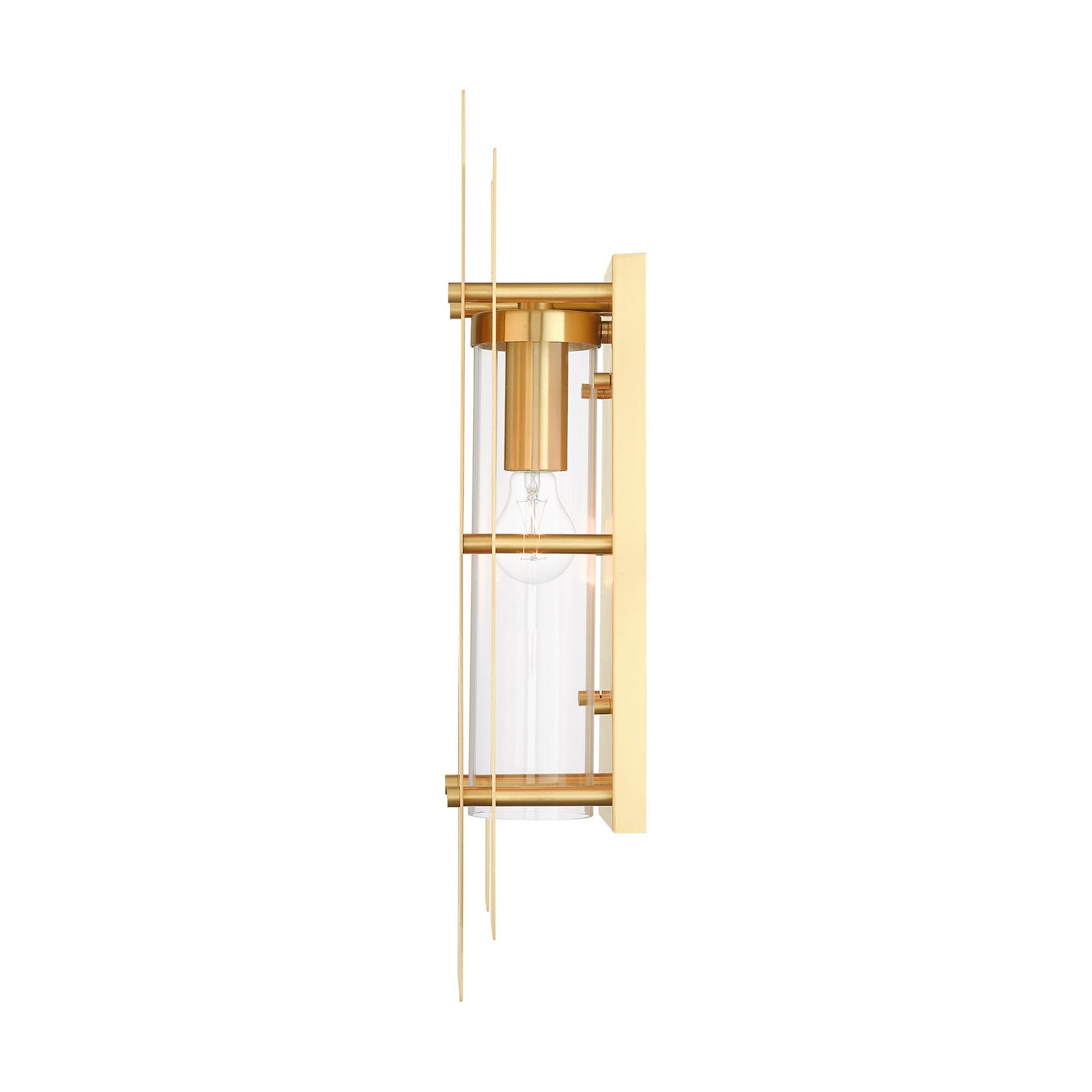 Livex Lighting - 21773-12 - One Light Outdoor Wall Lantern - Utrecht - Satin Brass