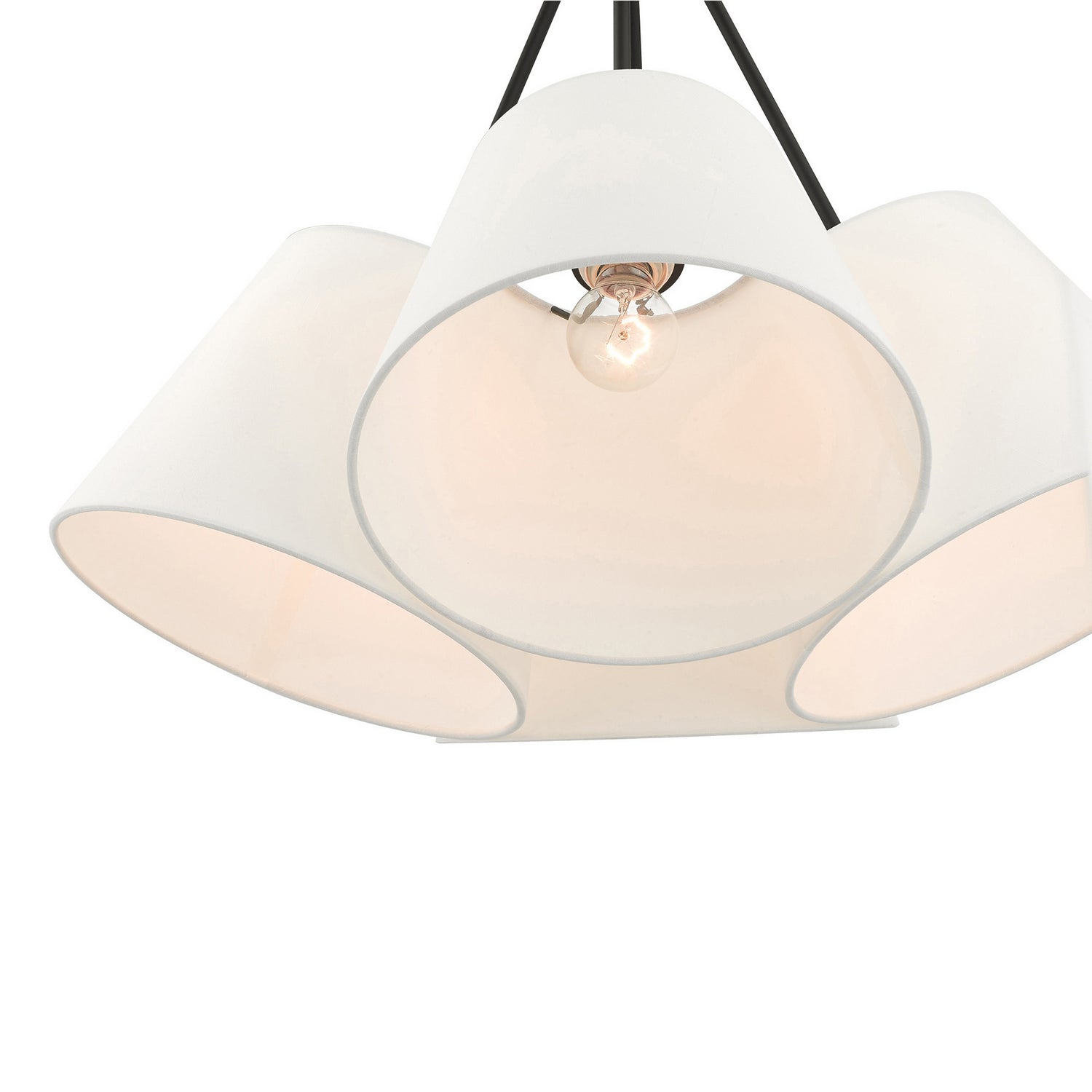 Livex Lighting - 40564-04 - Four Light Chandelier - Prato - Black