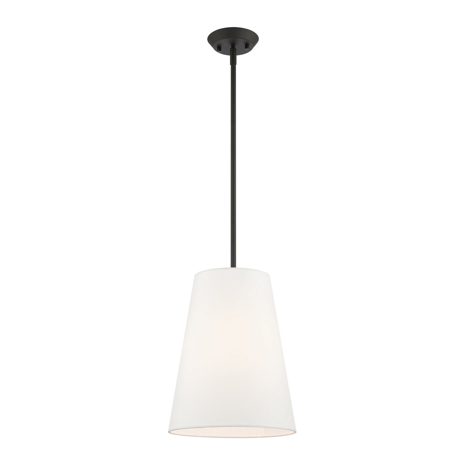 Livex Lighting - 40567-04 - One Light Pendant - Prato - Black