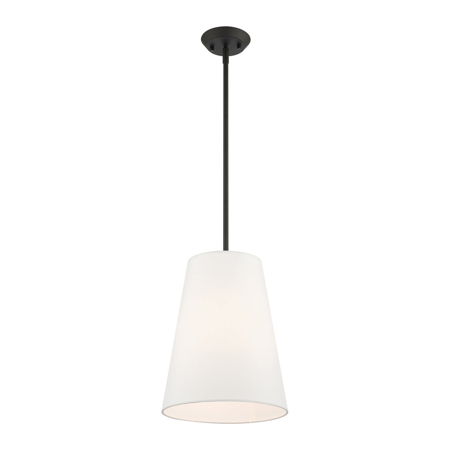 Livex Lighting - 40567-04 - One Light Pendant - Prato - Black