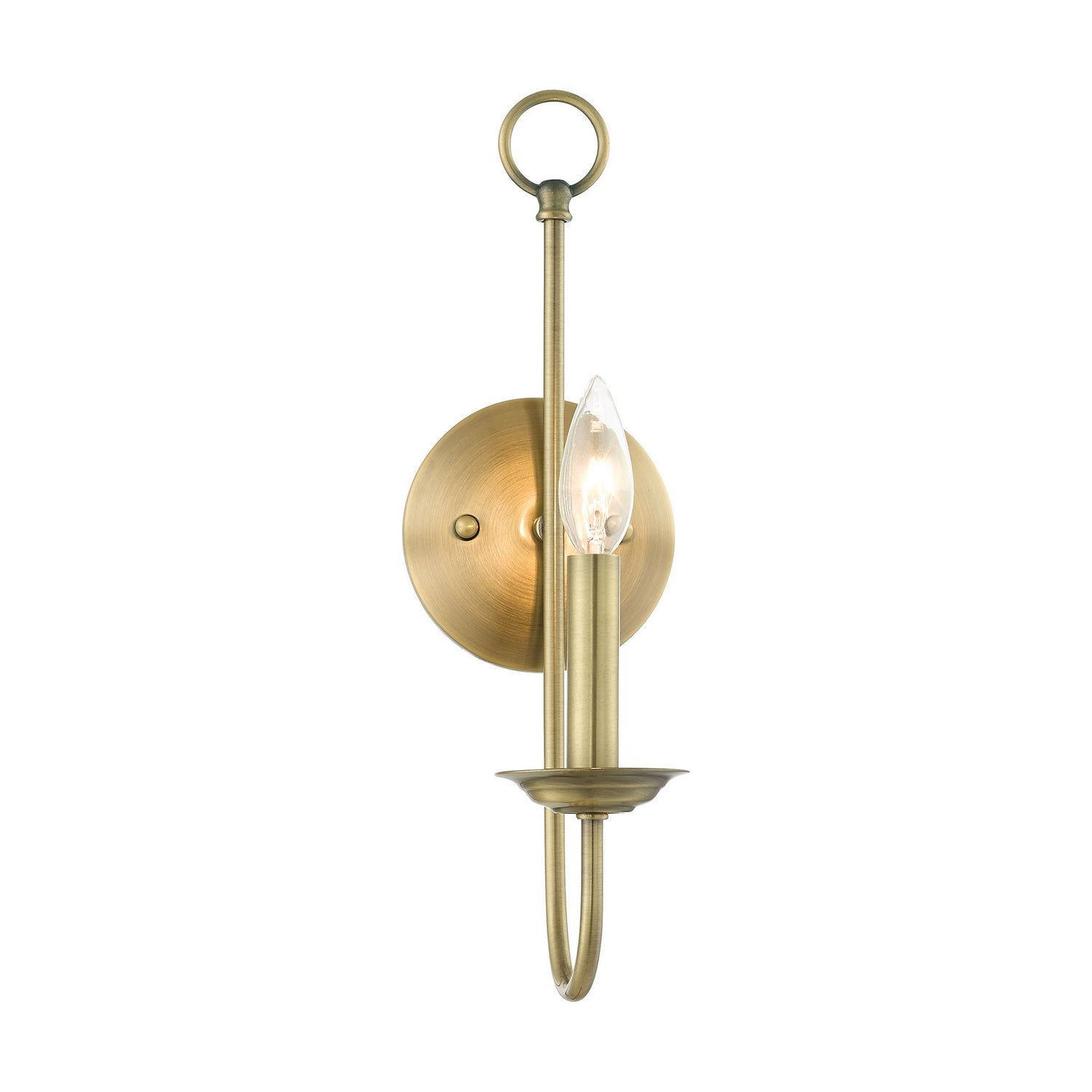 Livex Lighting - 42681-01 - One Light Wall Sconce - Estate - Antique Brass