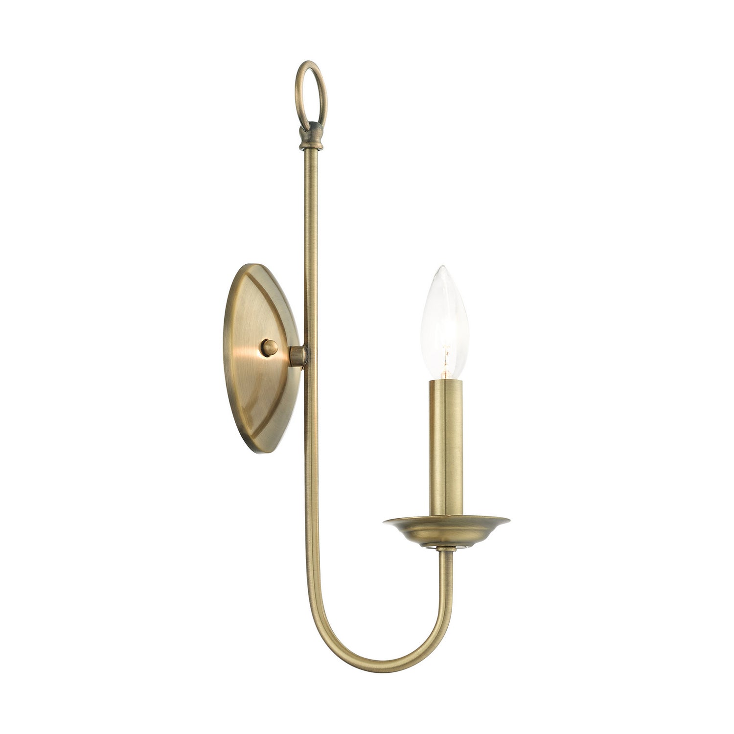 Livex Lighting - 42681-01 - One Light Wall Sconce - Estate - Antique Brass