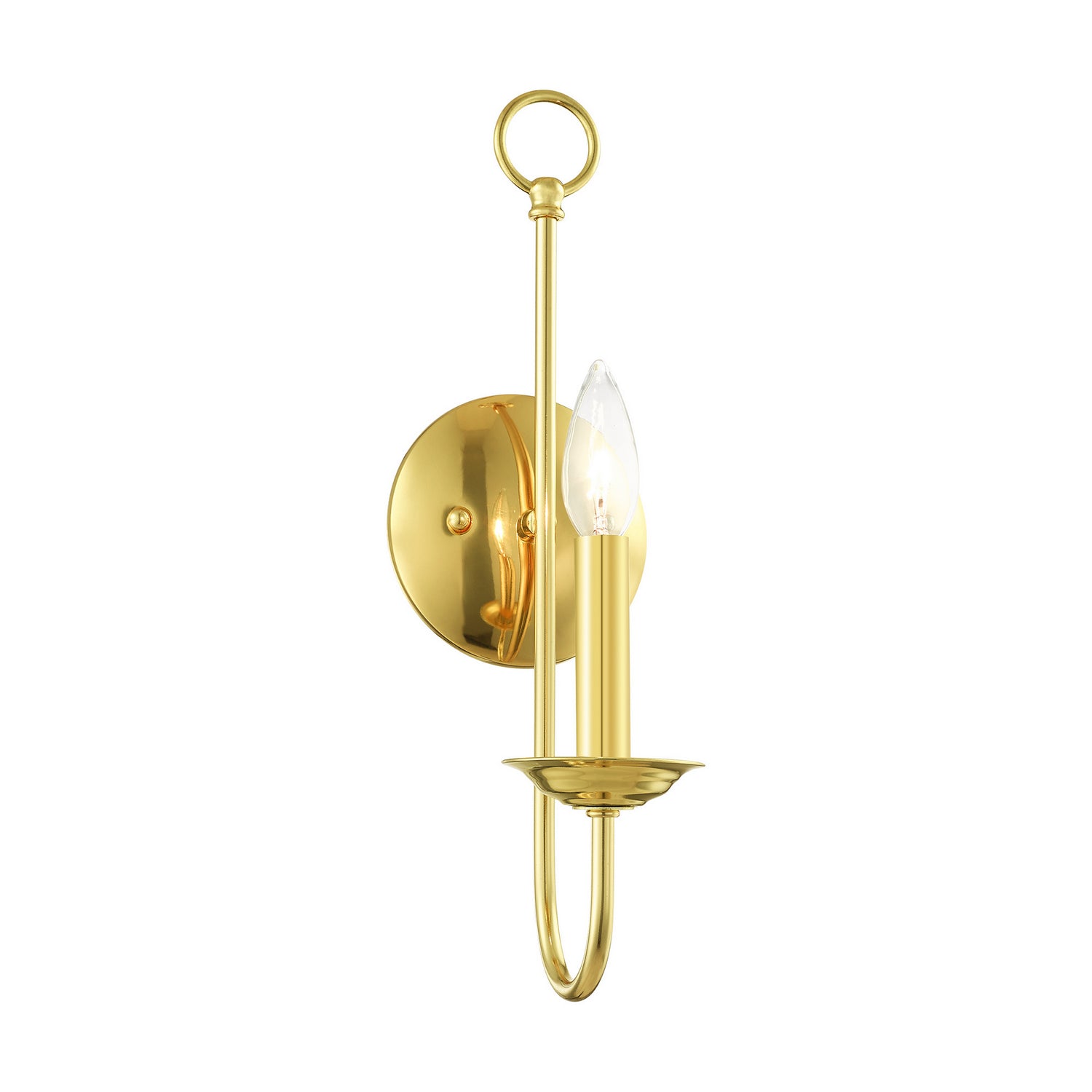 Livex Lighting - 42681-02 - One Light Wall Sconce - Estate - Polished Brass