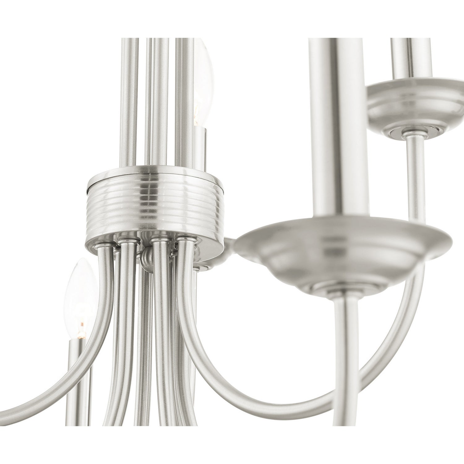 Livex Lighting - 42687-91 - Nine Light Chandelier - Estate - Brushed Nickel