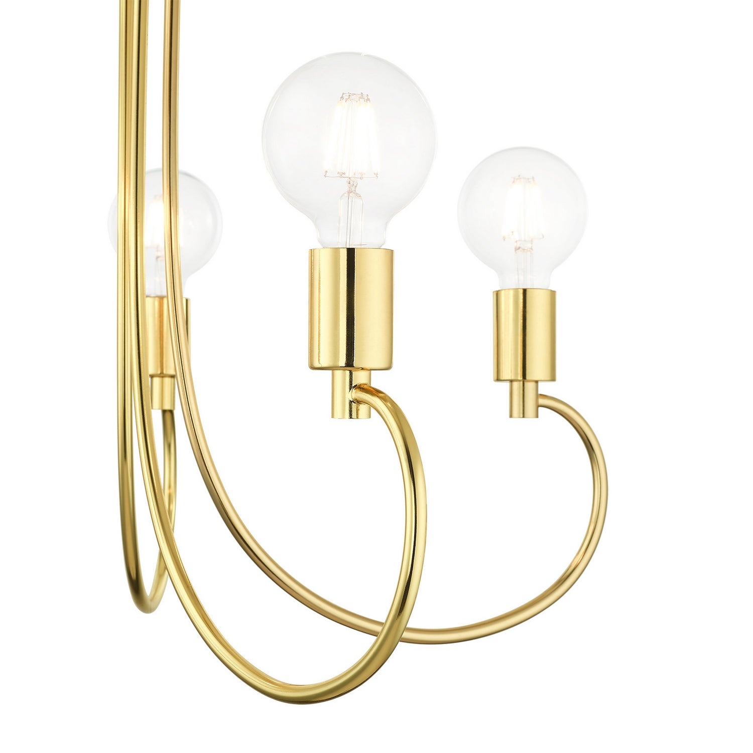 Livex Lighting - 42925-02 - Five Light Chandelier - Bari - Polished Brass