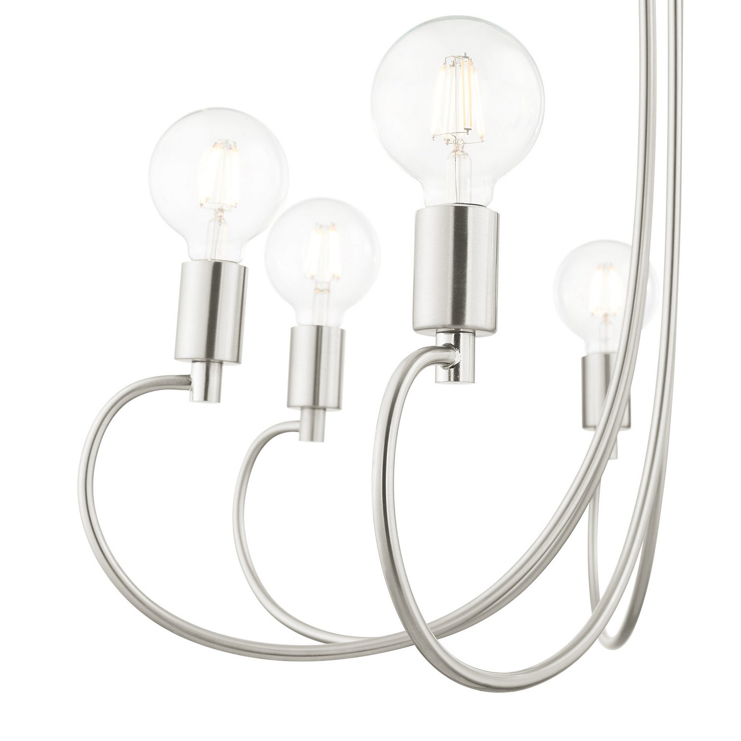 Livex Lighting - 42927-91 - Seven Light Chandelier - Bari - Brushed Nickel