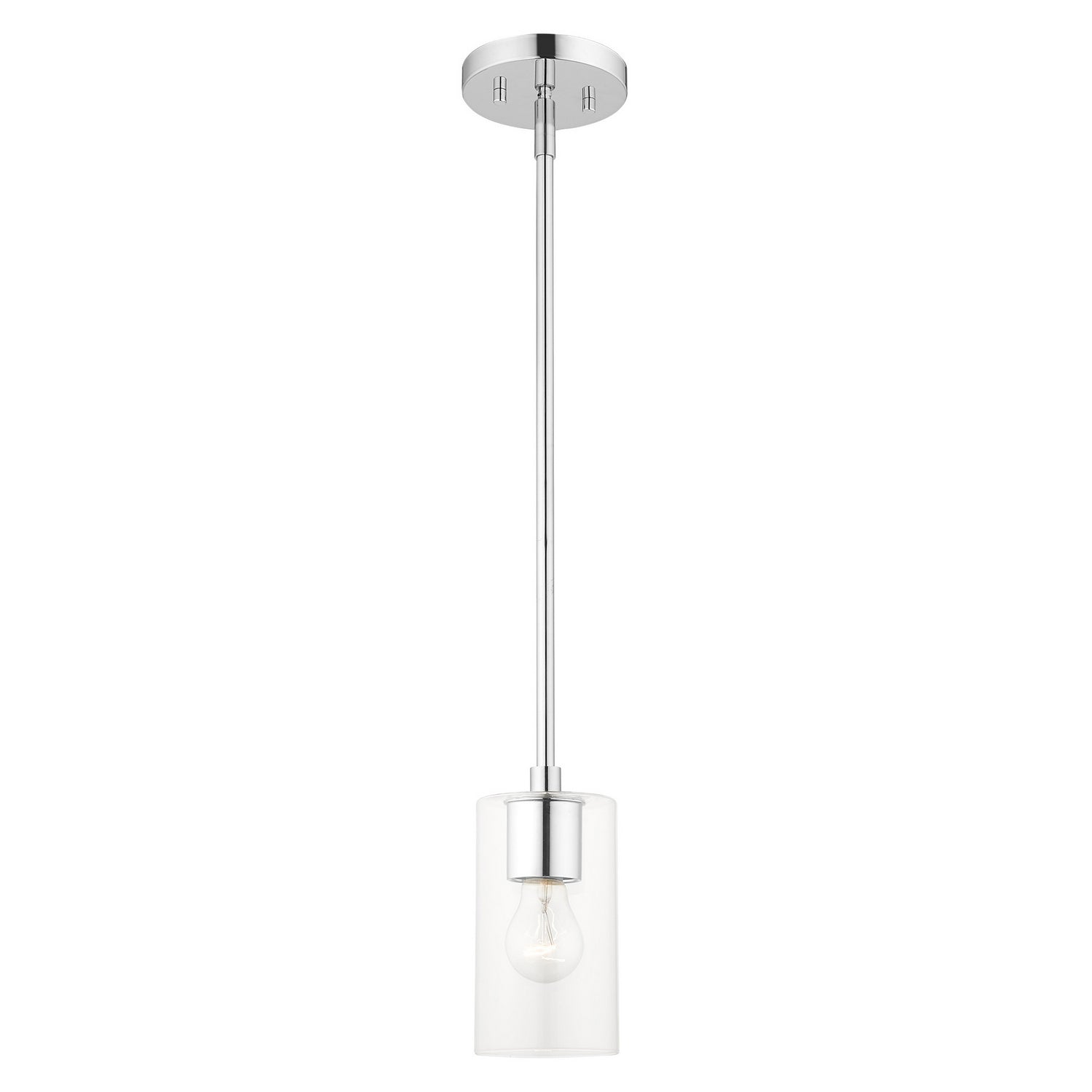 Livex Lighting - 45477-05 - One Light Pendant - Zurich - Polished Chrome