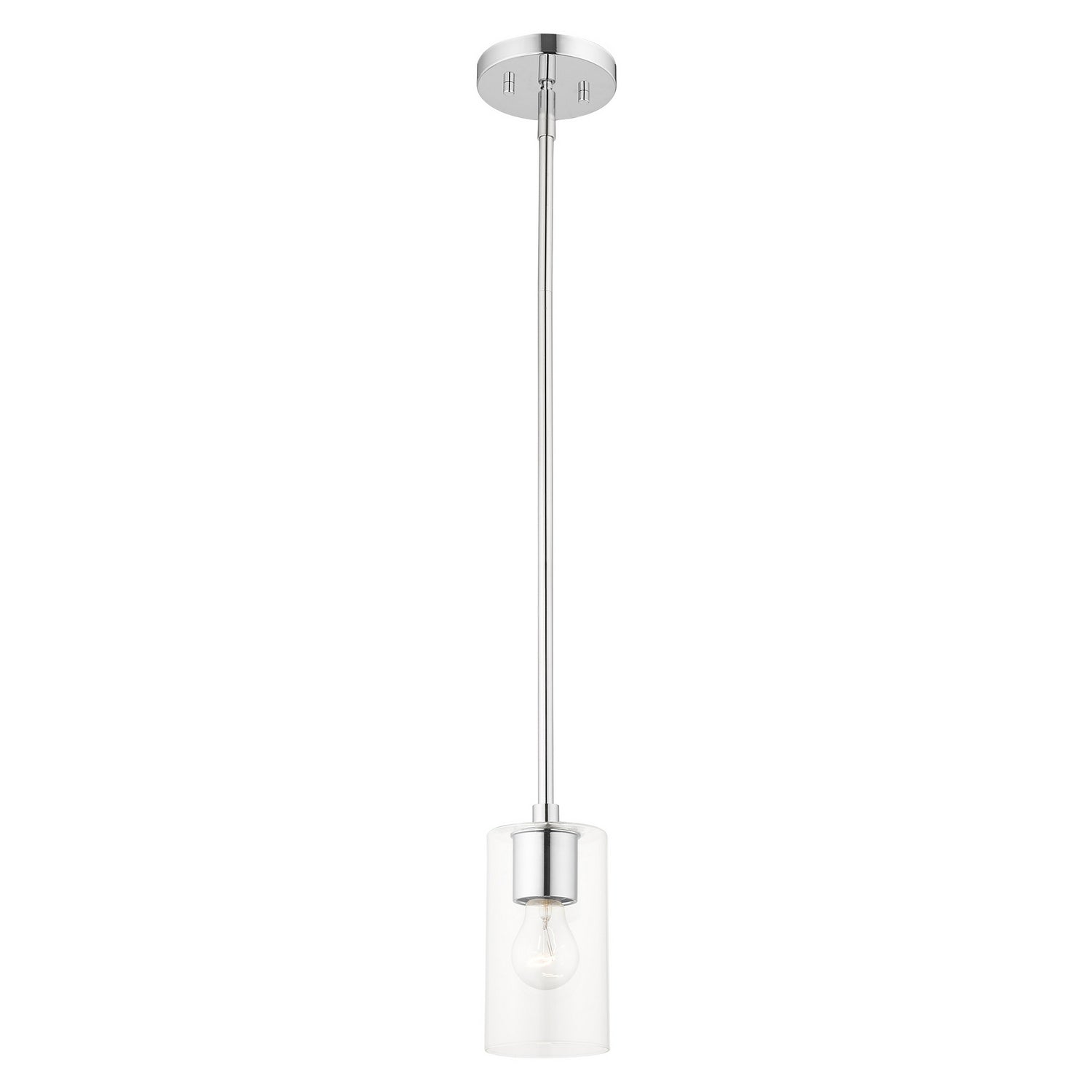Livex Lighting - 45477-05 - One Light Pendant - Zurich - Polished Chrome