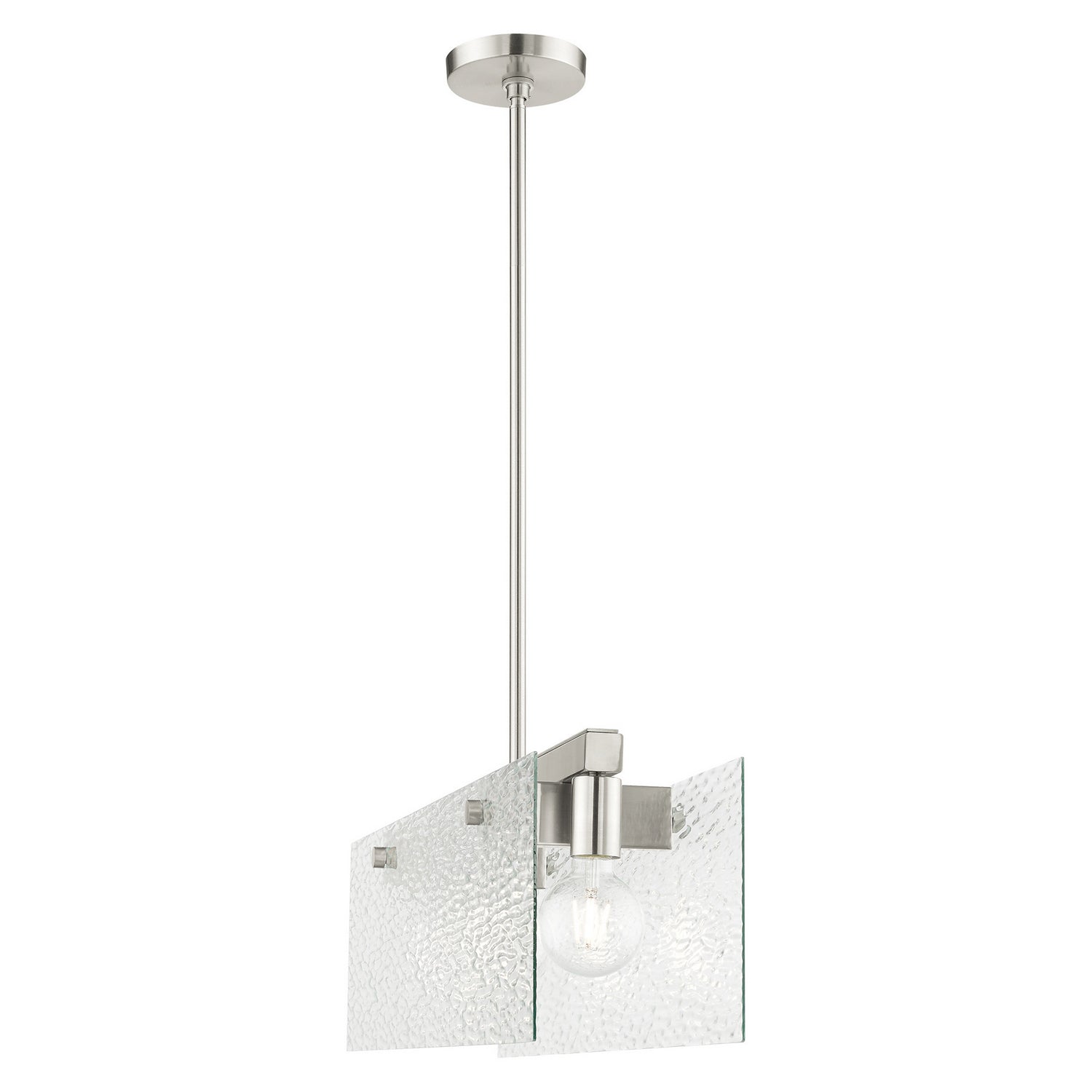 Livex Lighting - 45623-91 - Three Light Chandelier - Ashcroft - Brushed Nickel