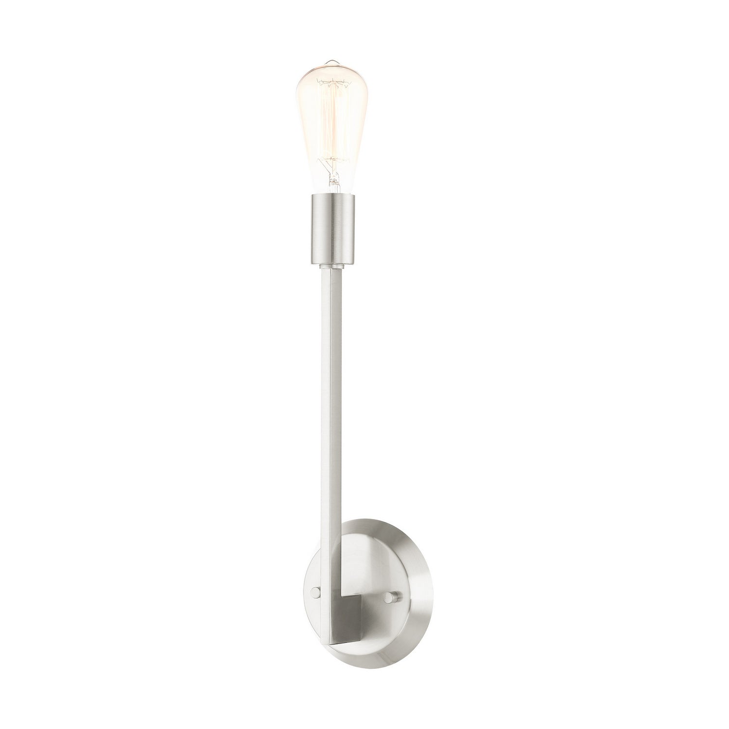 Livex Lighting - 45839-91 - One Light Wall Sconce - Prague - Brushed Nickel