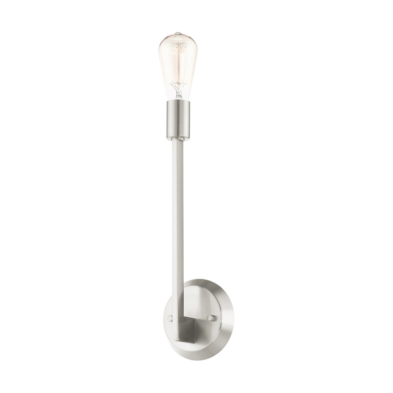 Livex Lighting - 45839-91 - One Light Wall Sconce - Prague - Brushed Nickel