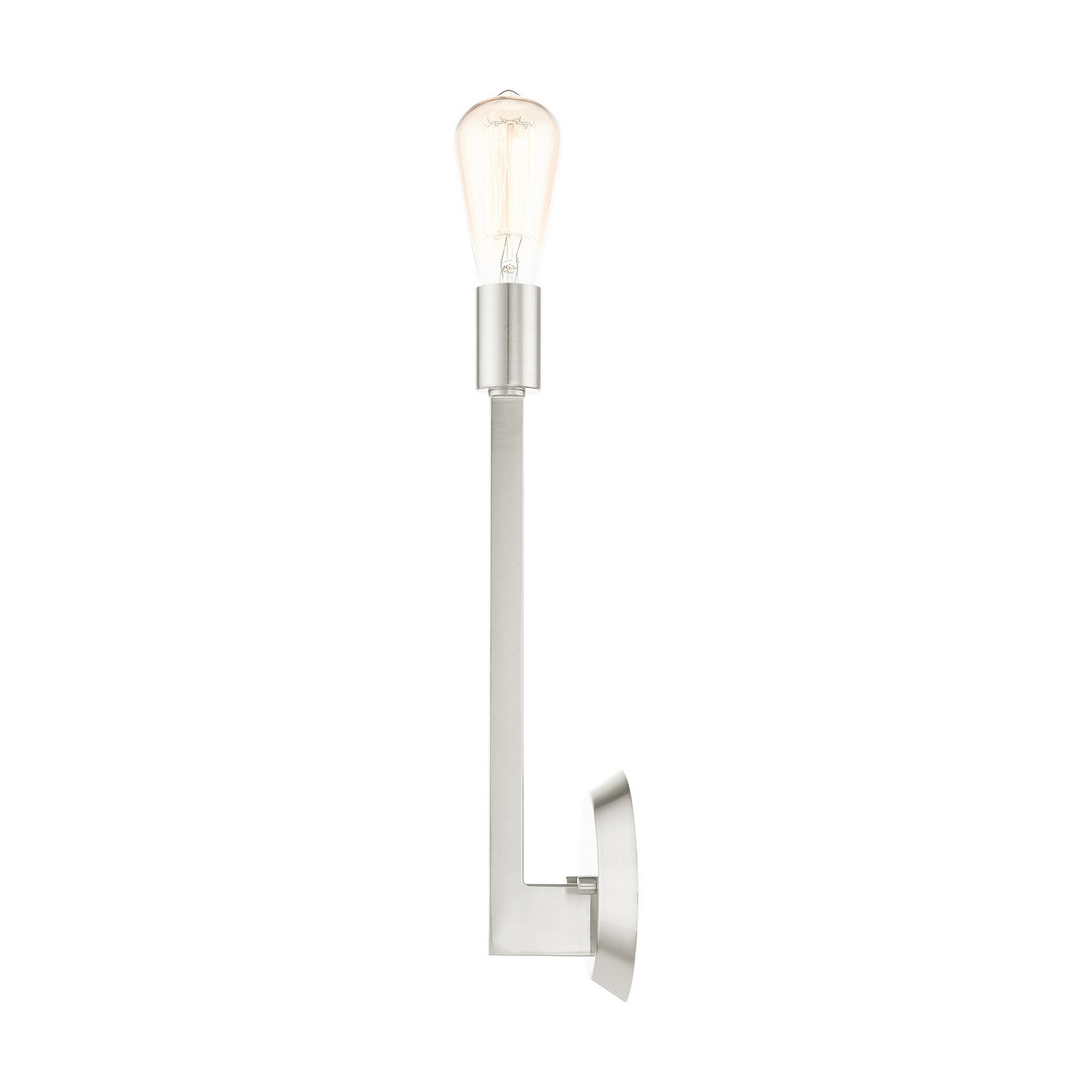 Livex Lighting - 45839-91 - One Light Wall Sconce - Prague - Brushed Nickel