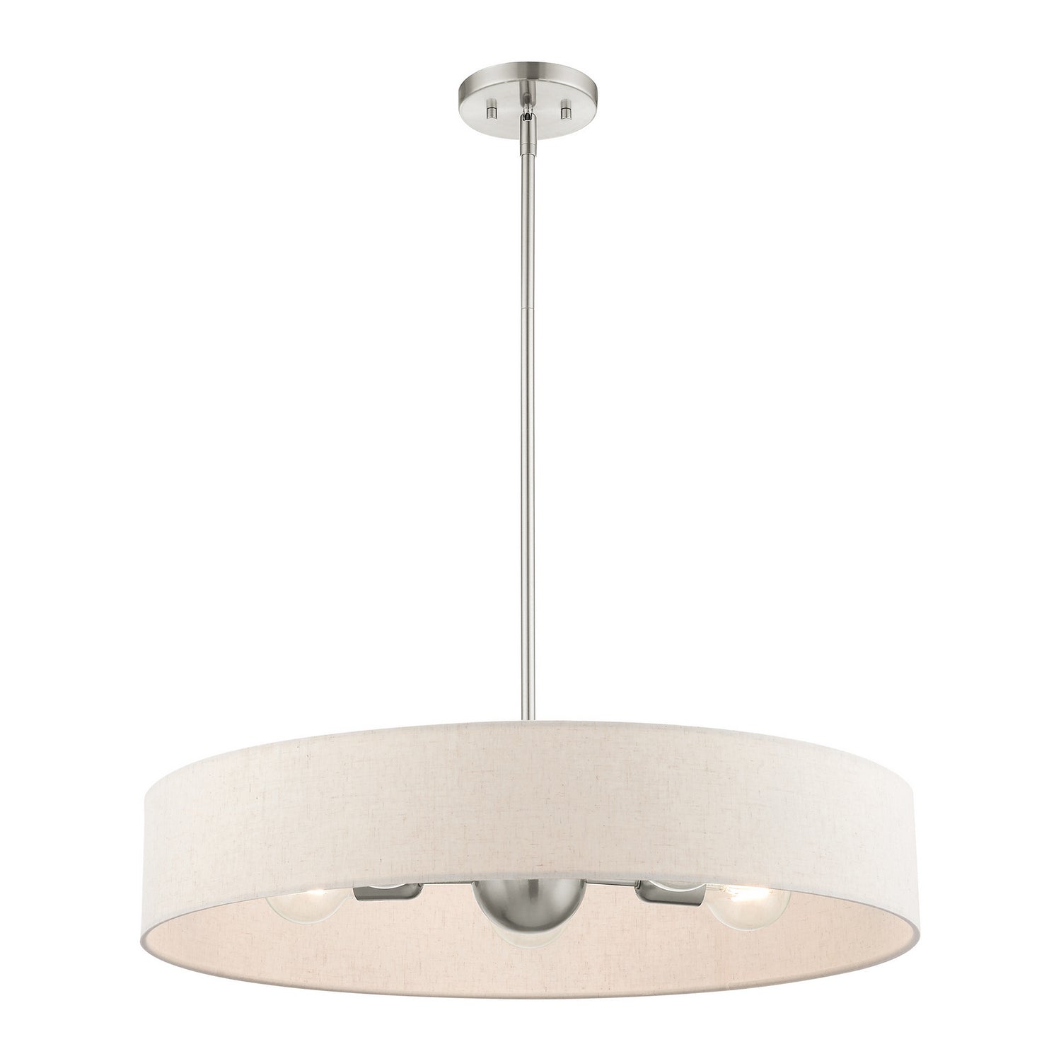 Livex Lighting - 46035-91 - Five Light Pendant - Venlo - Brushed Nickel