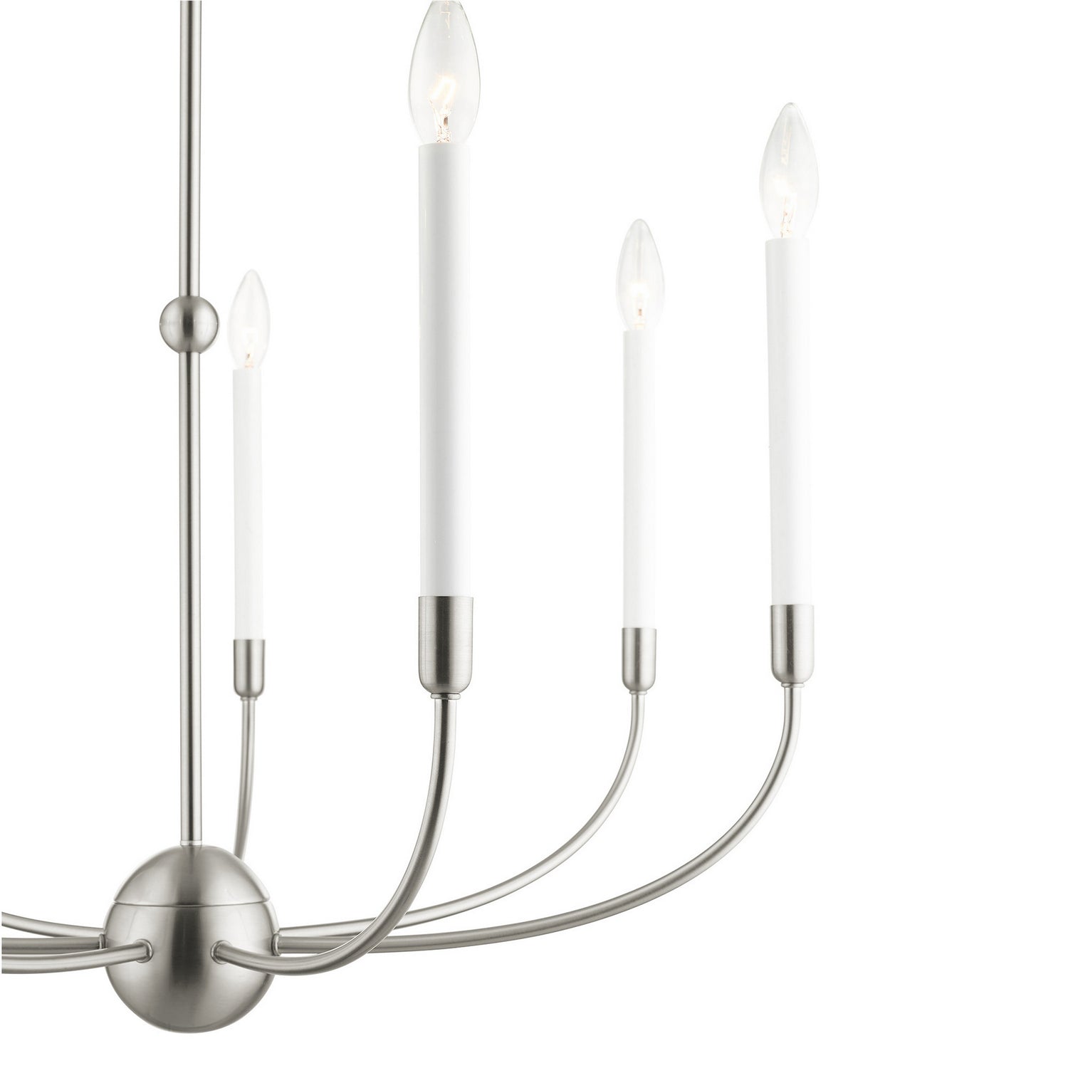 Livex Lighting - 46067-91 - Seven Light Chandelier - Clairmont - Brushed Nickel