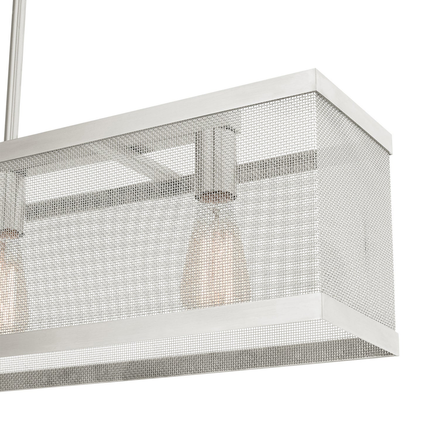 Livex Lighting - 46213-91 - Three Light Chandelier - Industro - Brushed Nickel