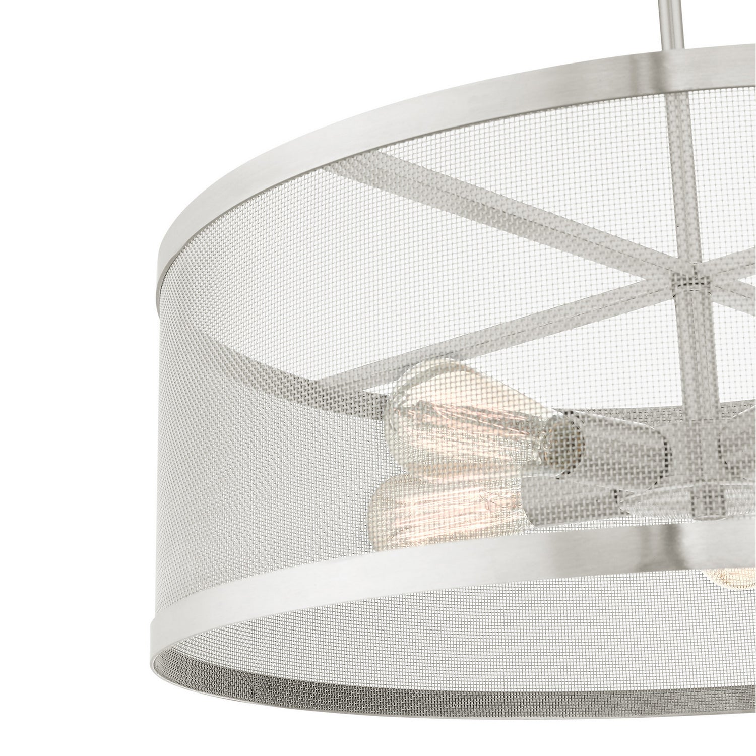 Livex Lighting - 46215-91 - Five Light Chandelier - Industro - Brushed Nickel