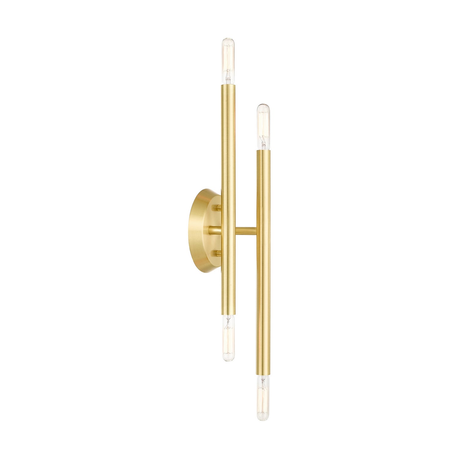 Livex Lighting - 46771-12 - Four Light Wall Sconce - Soho - Satin Brass