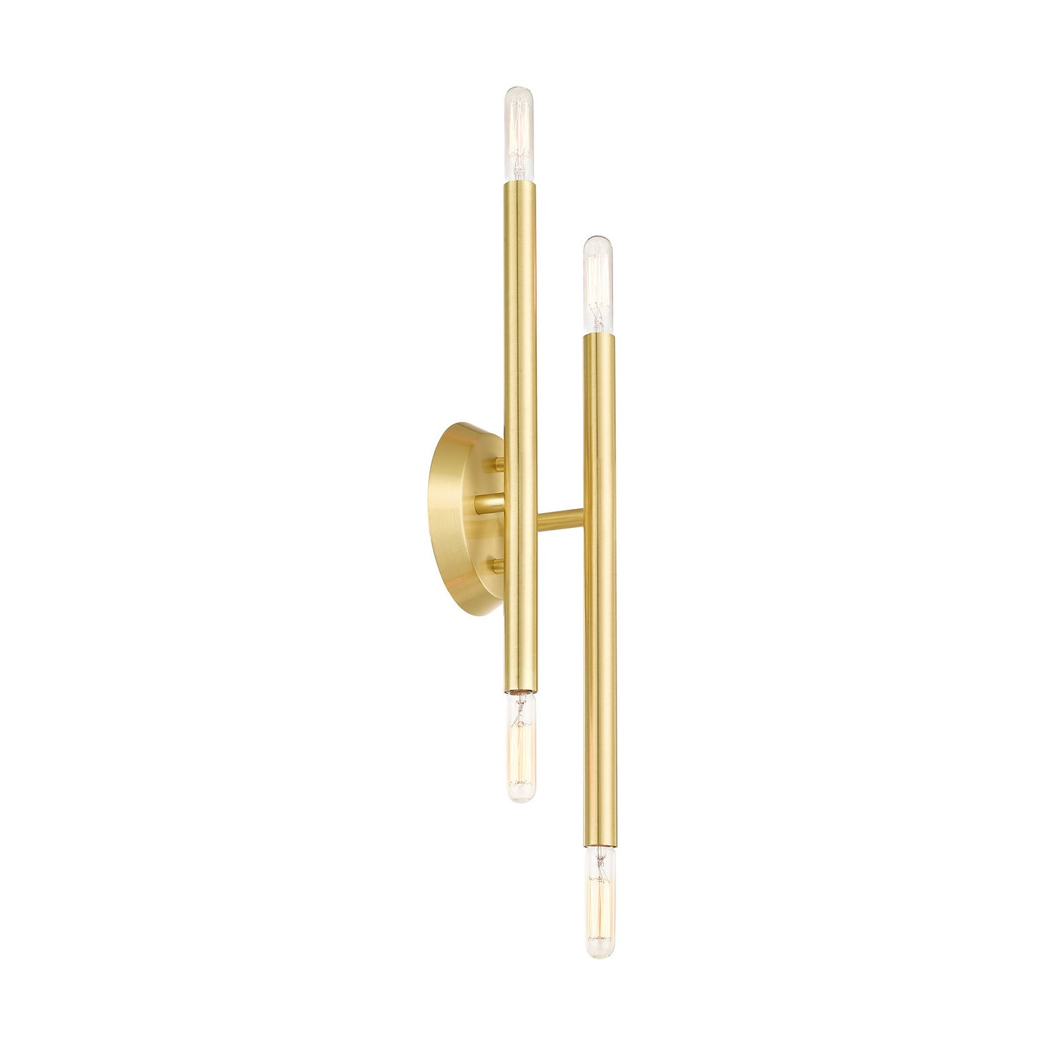 Livex Lighting - 46771-12 - Four Light Wall Sconce - Soho - Satin Brass