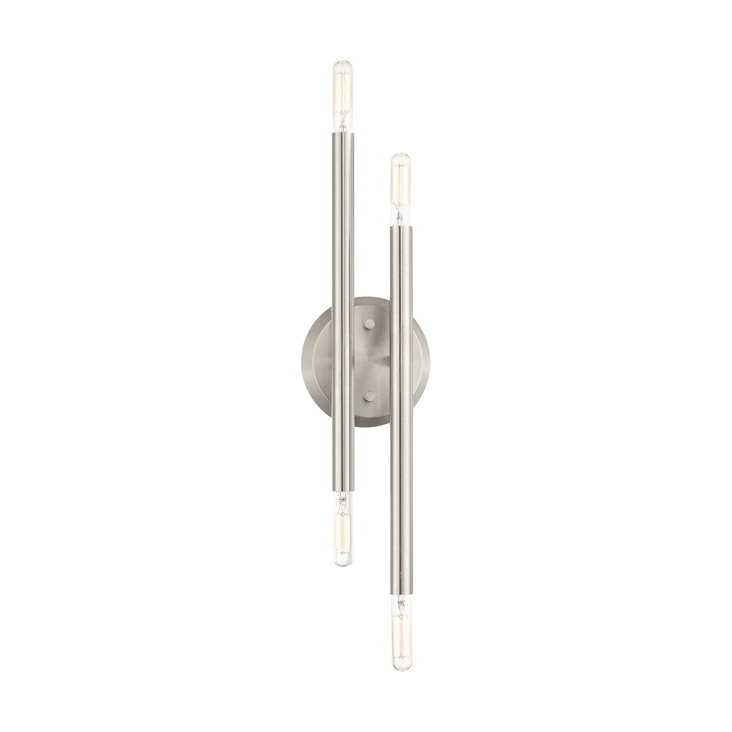 Livex Lighting - 46771-91 - Four Light Wall Sconce - Soho - Brushed Nickel