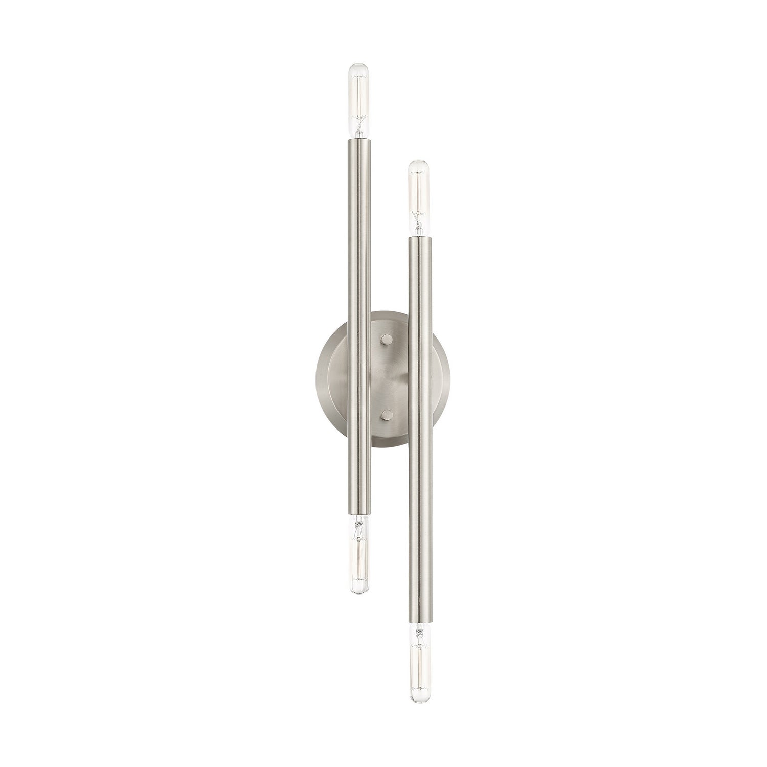 Livex Lighting - 46771-91 - Four Light Wall Sconce - Soho - Brushed Nickel