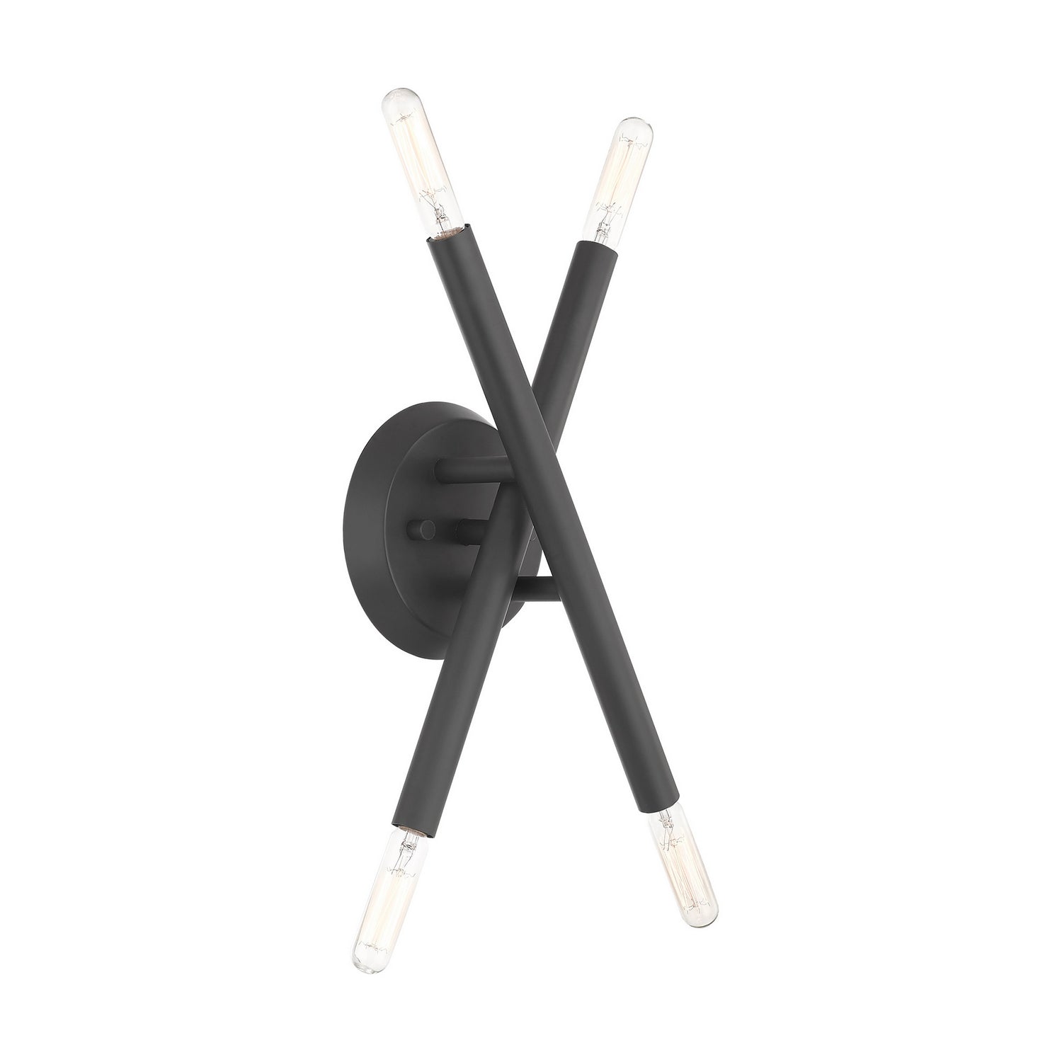 Livex Lighting - 46772-76 - Four Light Wall Sconce - Soho - Scandinavian Gray