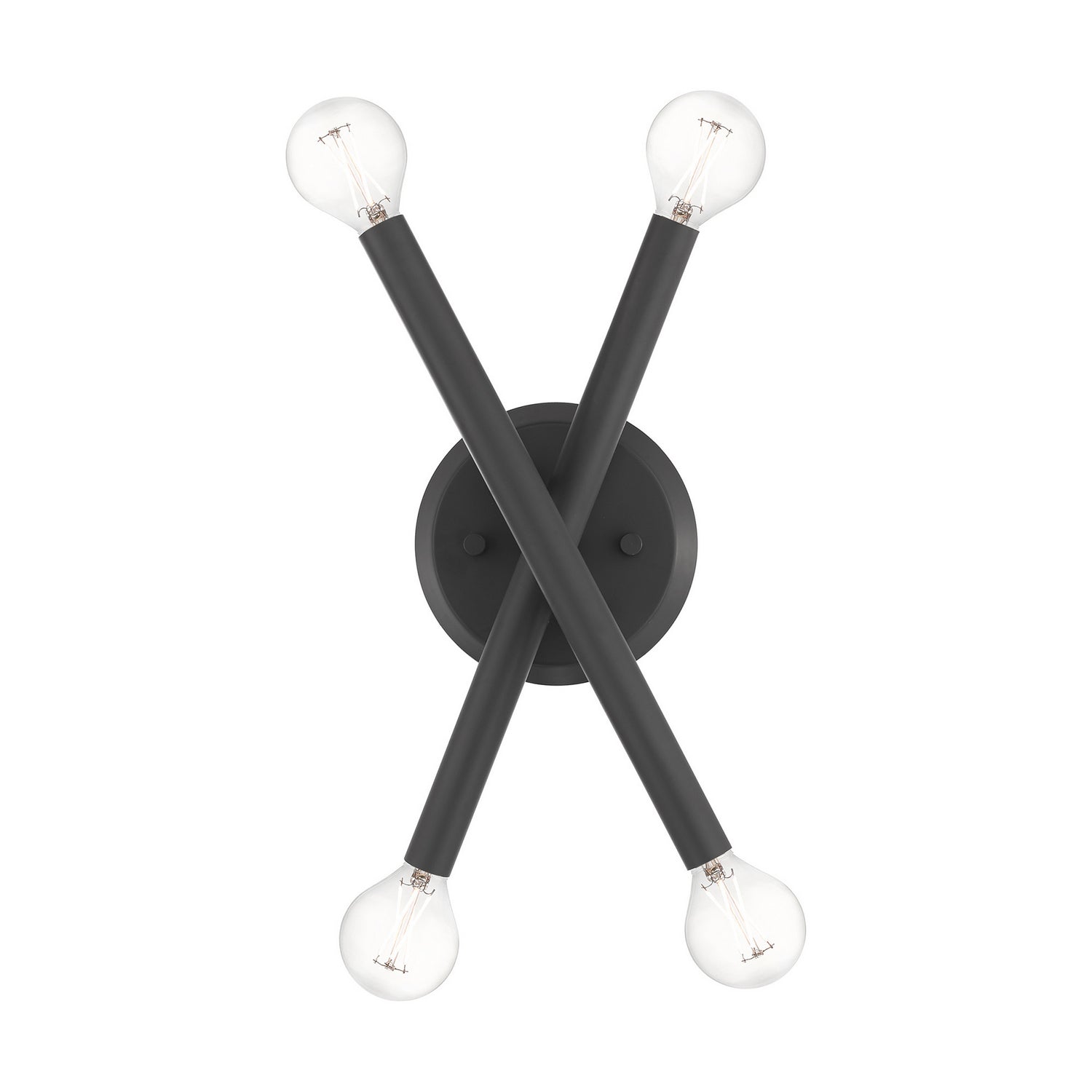 Livex Lighting - 46772-76 - Four Light Wall Sconce - Soho - Scandinavian Gray