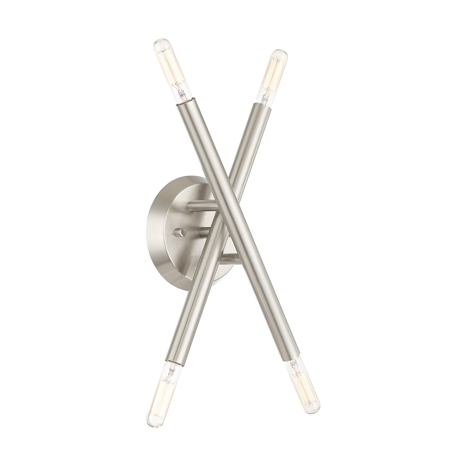 Livex Lighting - 46772-91 - Four Light Wall Sconce - Soho - Brushed Nickel