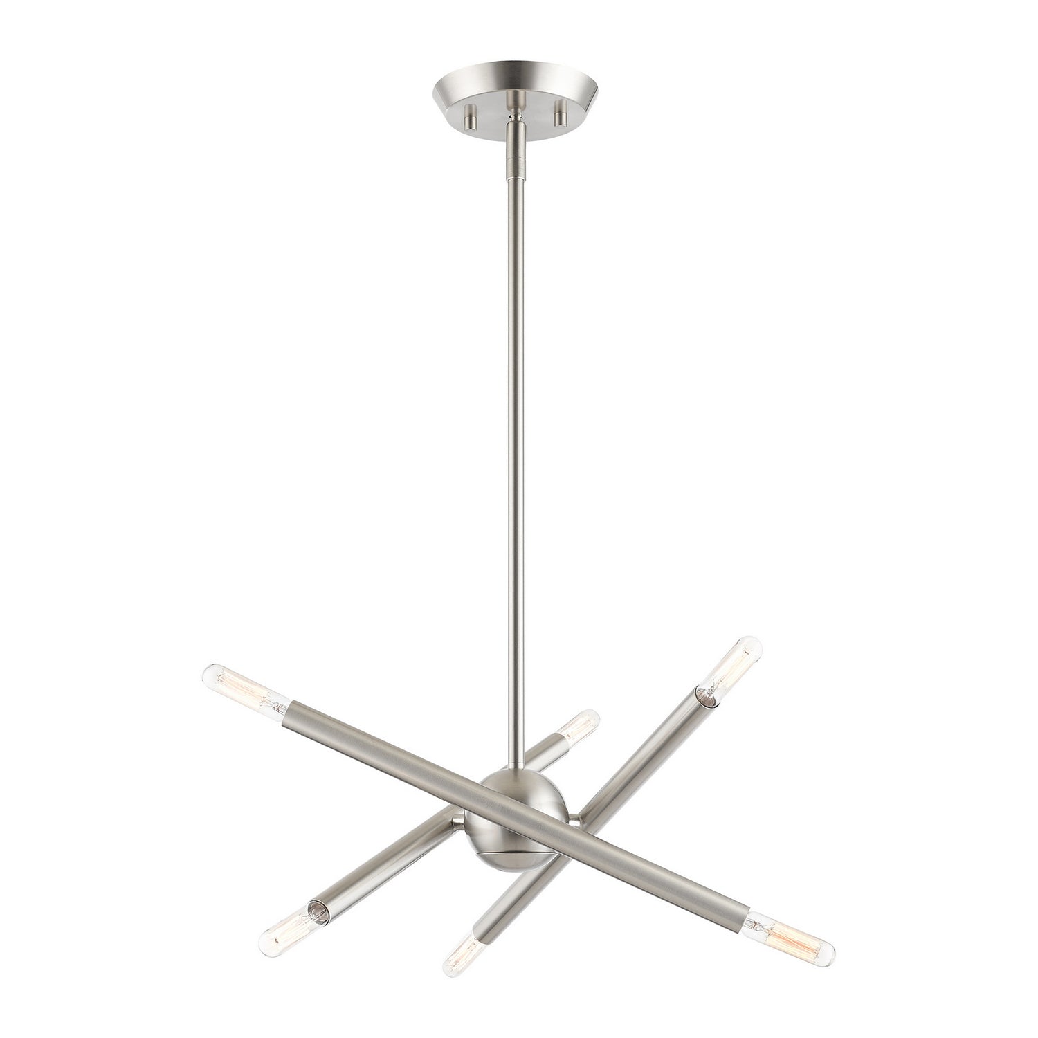 Livex Lighting - 46773-91 - Six Light Chandelier - Soho - Brushed Nickel