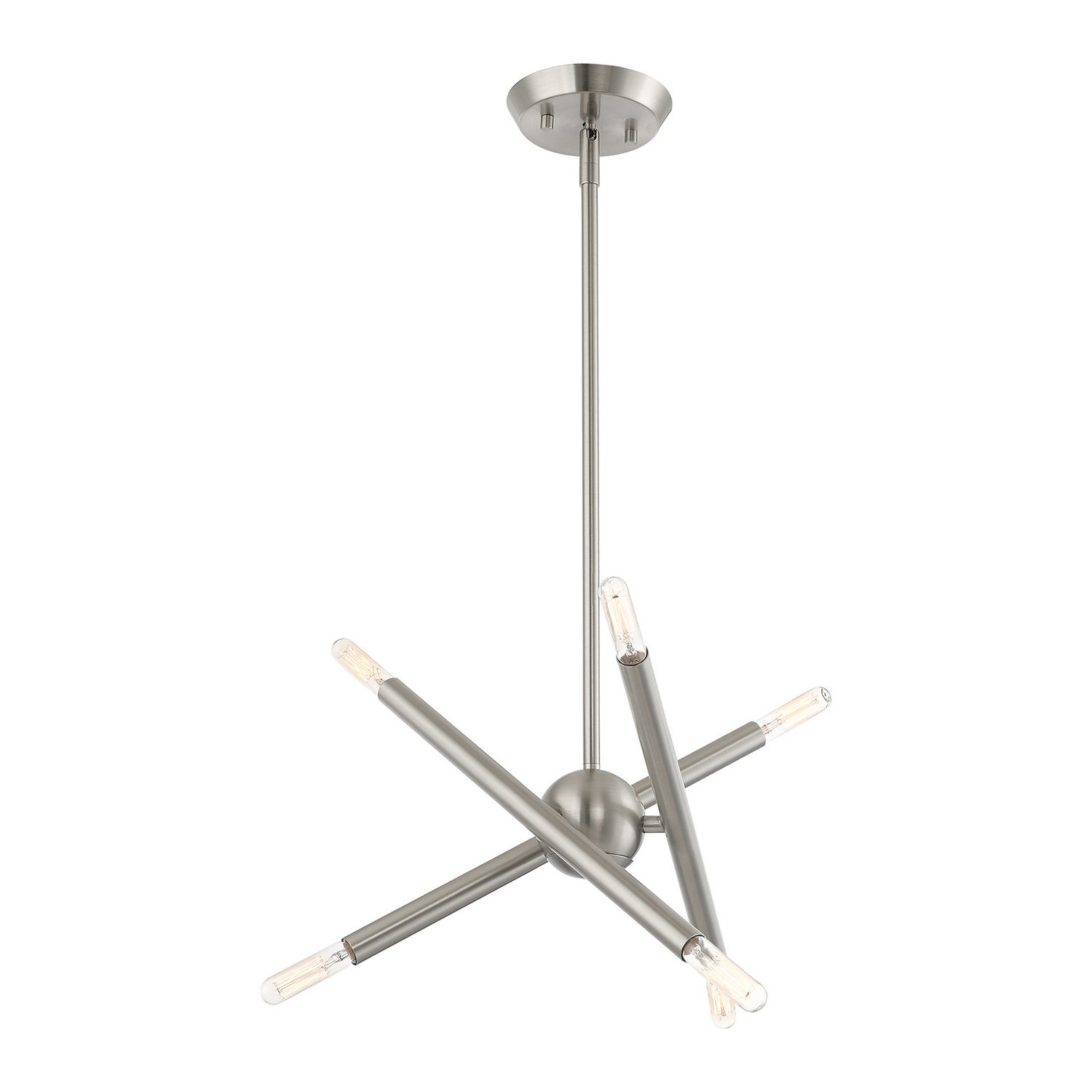 Livex Lighting - 46773-91 - Six Light Chandelier - Soho - Brushed Nickel