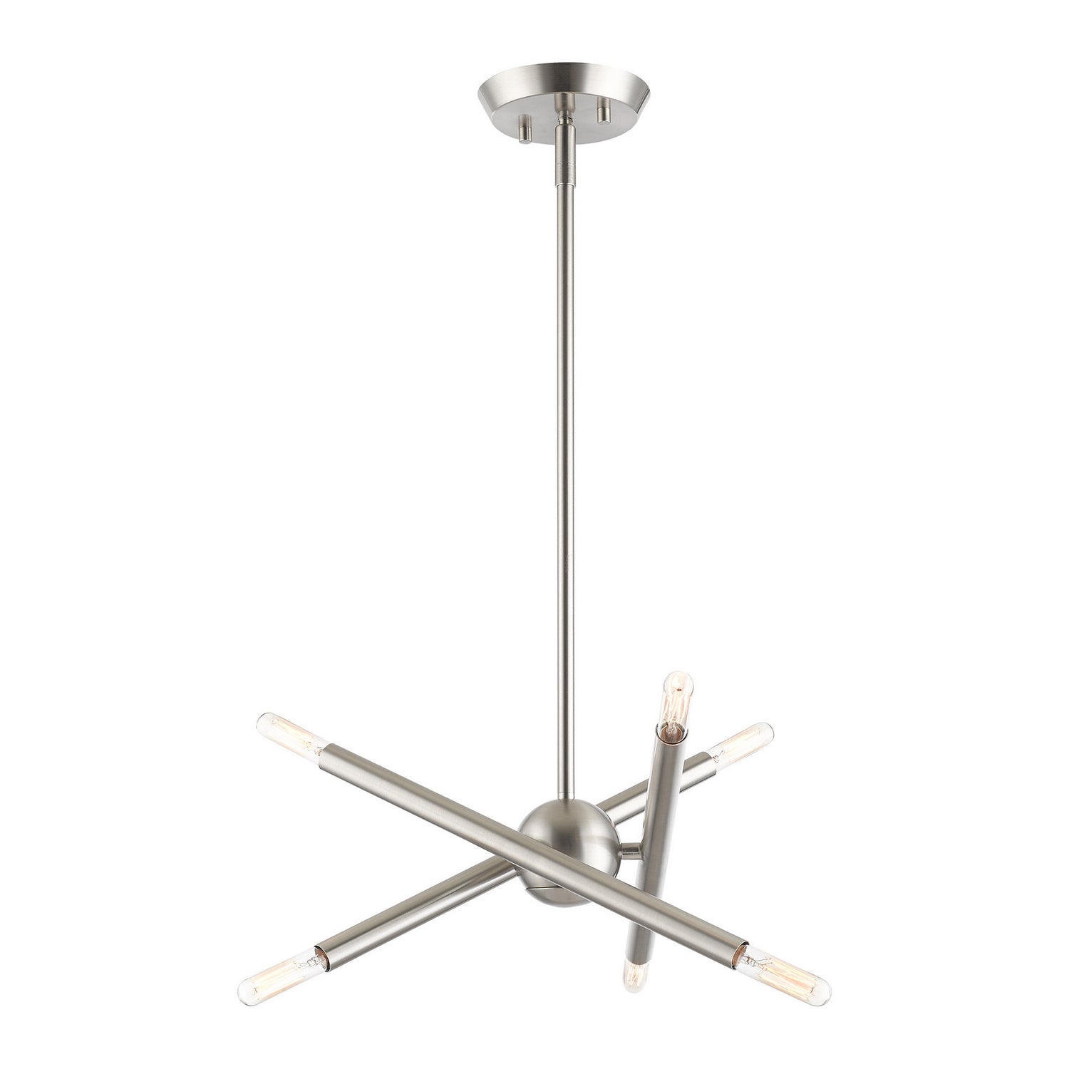 Livex Lighting - 46773-91 - Six Light Chandelier - Soho - Brushed Nickel