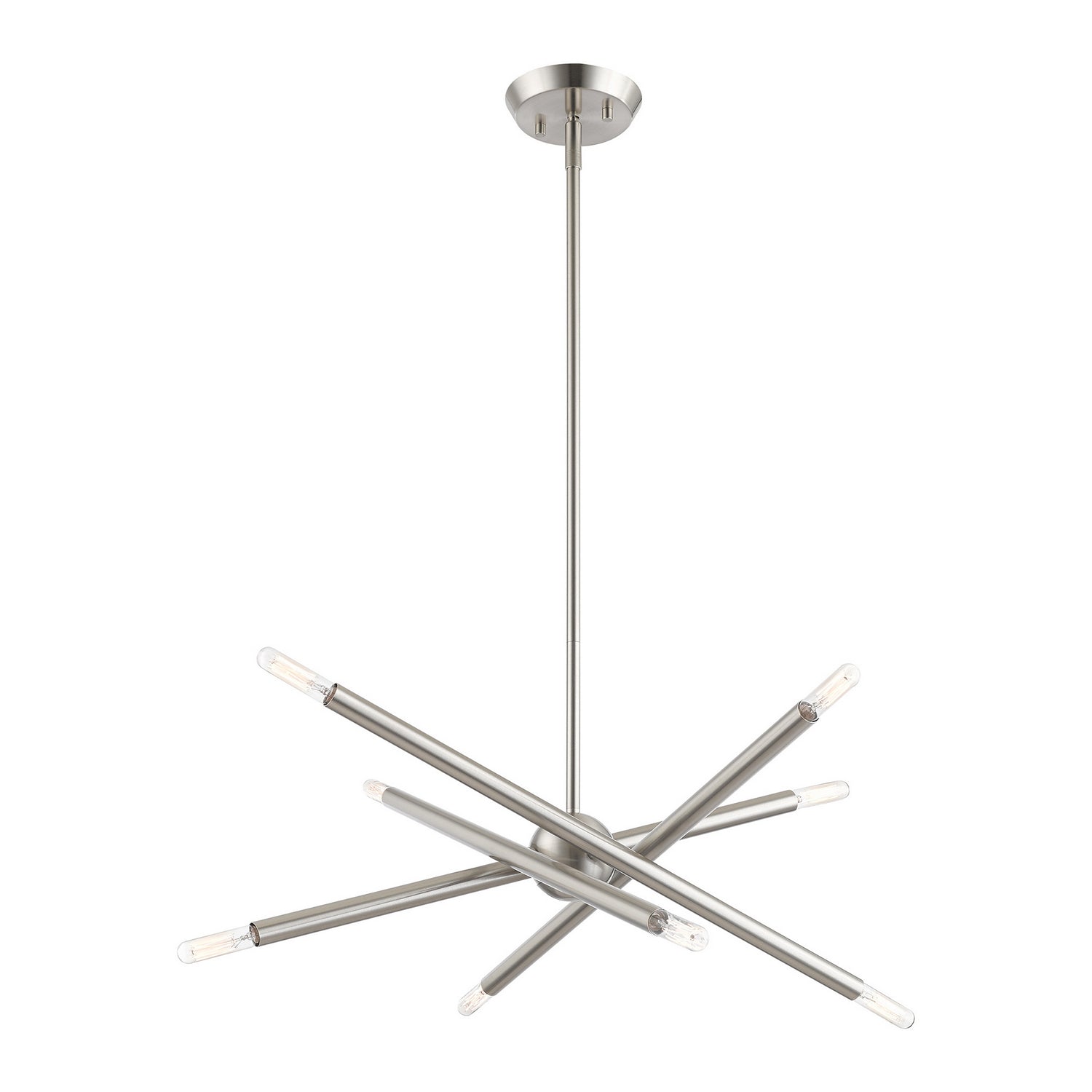 Livex Lighting - 46774-91 - Eight Light Chandelier - Soho - Brushed Nickel