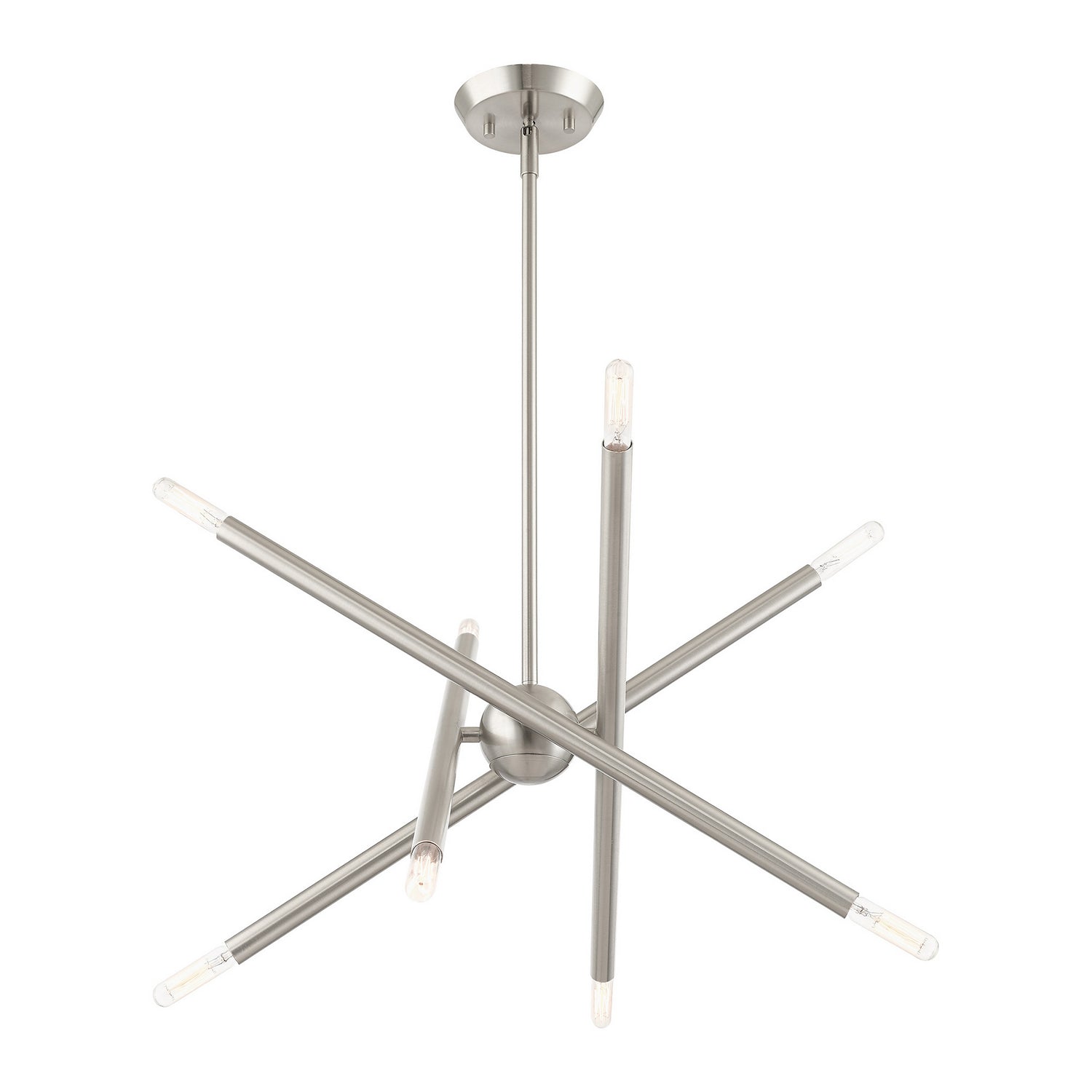 Livex Lighting - 46774-91 - Eight Light Chandelier - Soho - Brushed Nickel