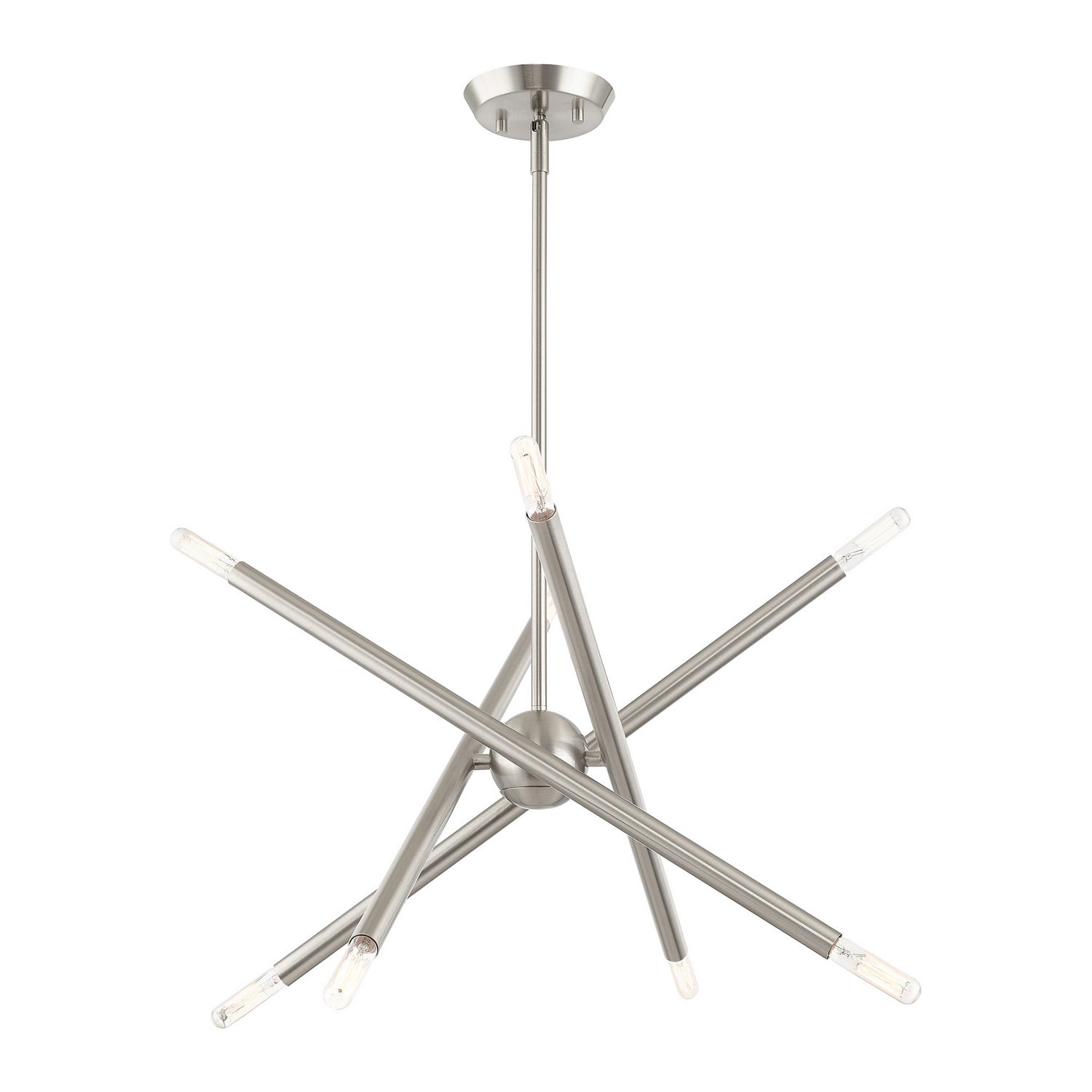 Livex Lighting - 46774-91 - Eight Light Chandelier - Soho - Brushed Nickel