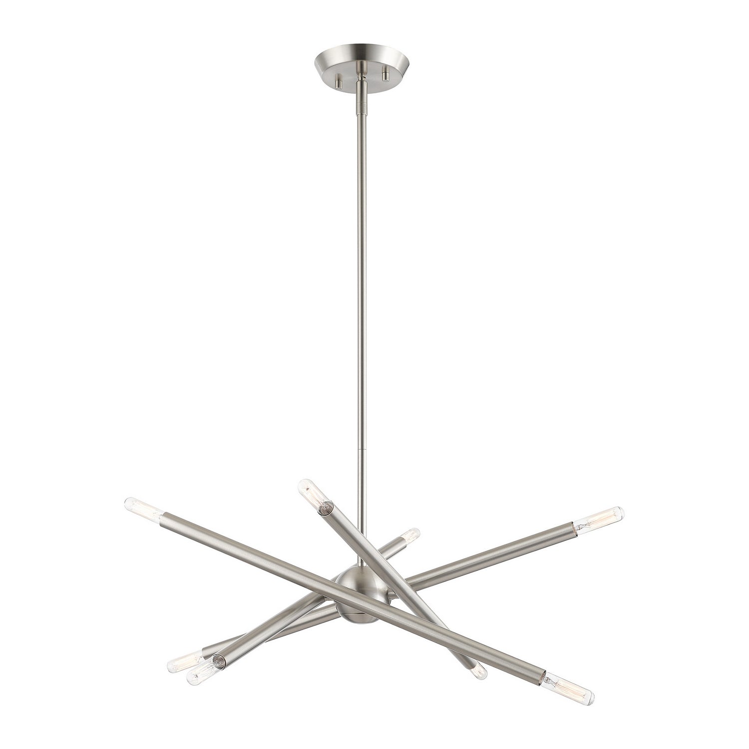 Livex Lighting - 46774-91 - Eight Light Chandelier - Soho - Brushed Nickel