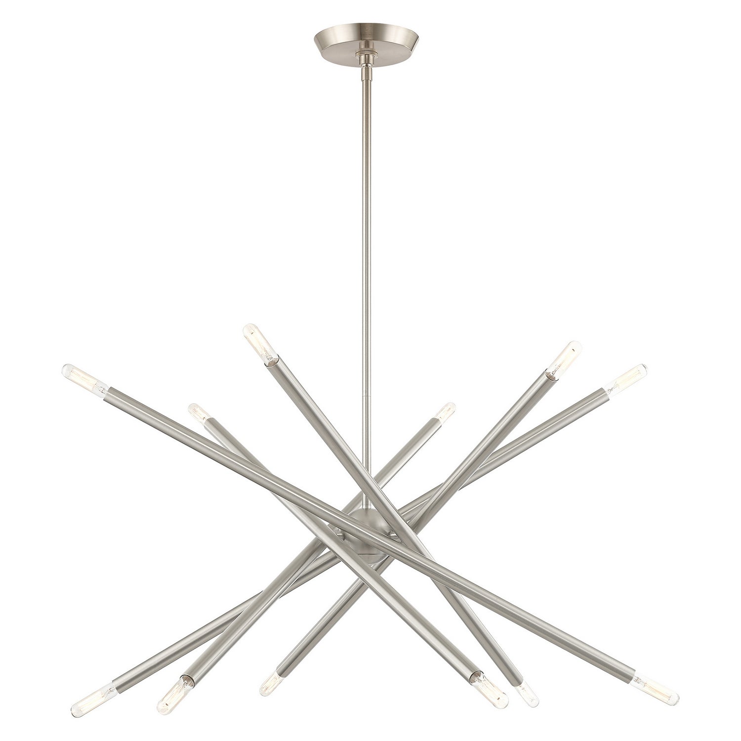 Livex Lighting - 46776-91 - 12 Light Chandelier - Soho - Brushed Nickel