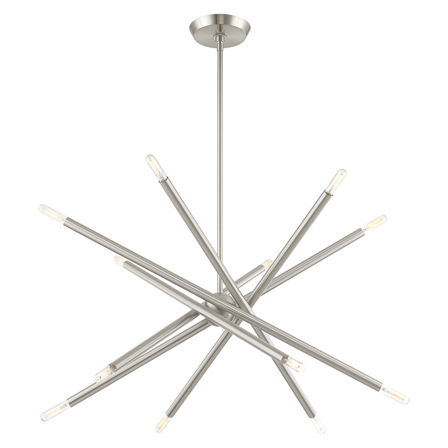 Livex Lighting - 46776-91 - 12 Light Chandelier - Soho - Brushed Nickel